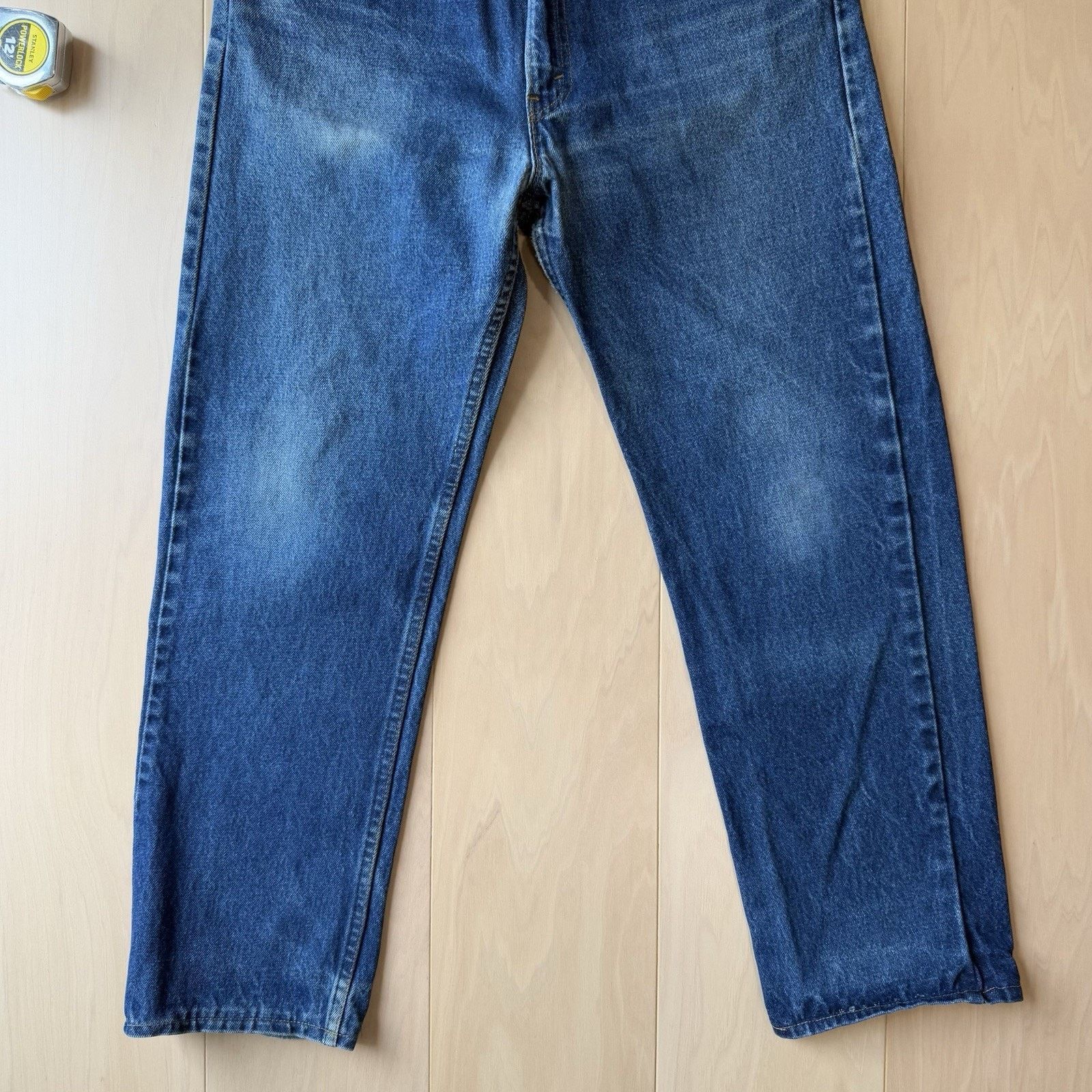 Levi's × Vintage Vintage Levis 505 Jeans 34 Blue Dark Wash Made In USA 80s Size US 34 / EU 50 - 4 Thumbnail
