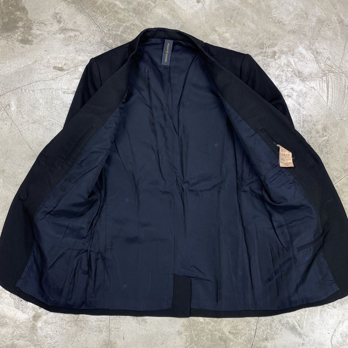 Maison MIHARA YASUHIRO Black Textured Suit Blazer Size 46S - 4 Thumbnail