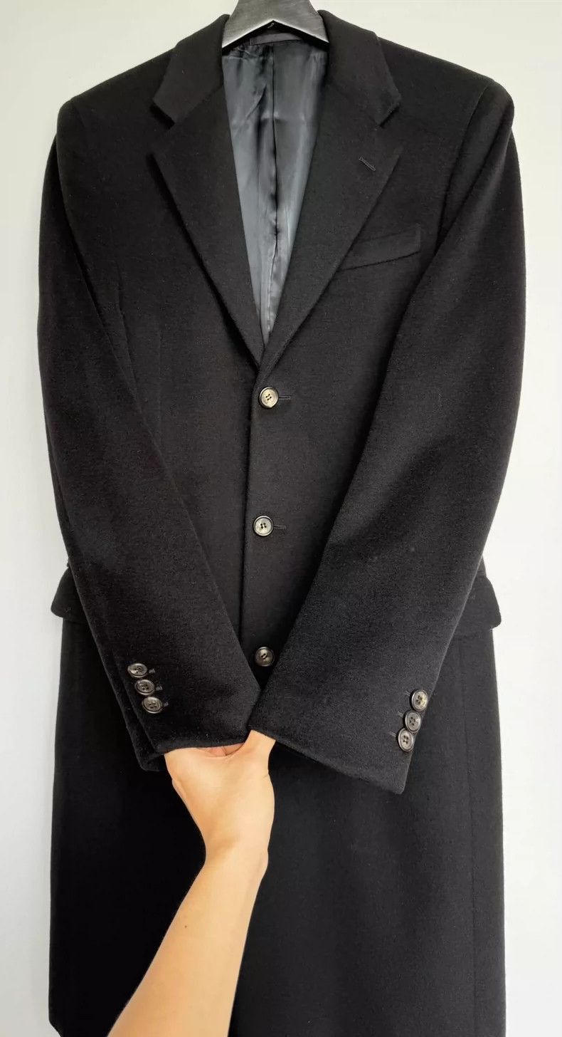Prada Prada Black Cashmere Chesterfield Coat-2506 Size US L / EU 52-54 / 3 - 2 Thumbnail