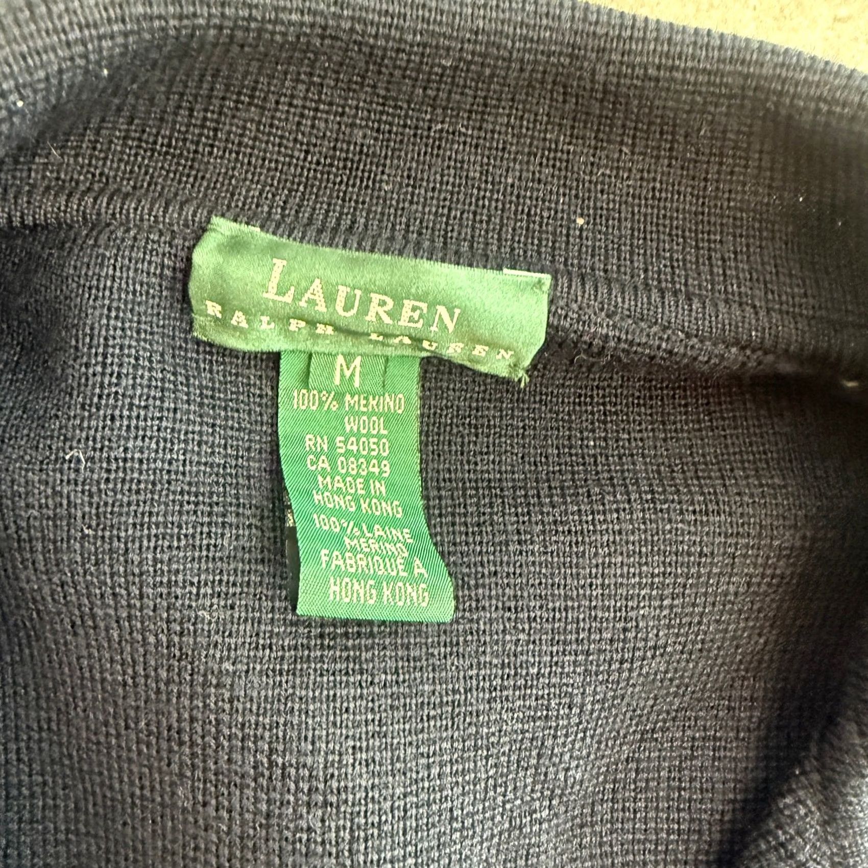 Vintage VINTAGE Polo Ralph Lauren Navy Cardigan Blazer Button Down M Women Size M / US 6-8 / IT 42-44 - 3 Thumbnail