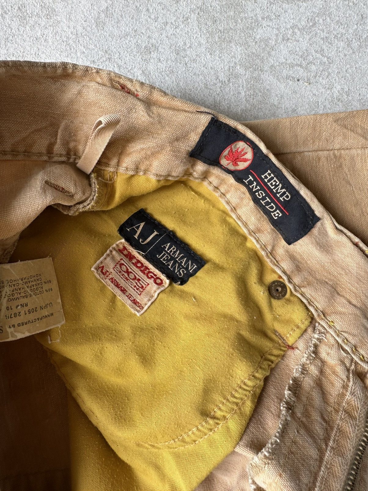 Armani ARMANI JEANS Faded Pants Made in Italy W34 L33 Size US 34 / EU 50 - 13 Thumbnail