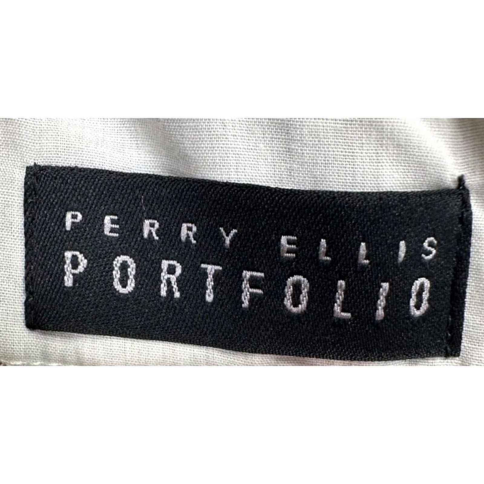 Perry Ellis Perry Ellis Shorts Mens 40 Brown Linen Blend Casual Pleated Pockets Size US 40 / EU 56 - 4 Thumbnail