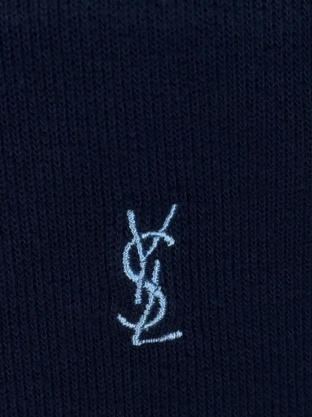 Yves Saint Laurent Navy YSL Sweatshirt Logos Vintage Sweater 90s y2k Crewneck Size US L / EU 52-54 / 3 - 7 Thumbnail