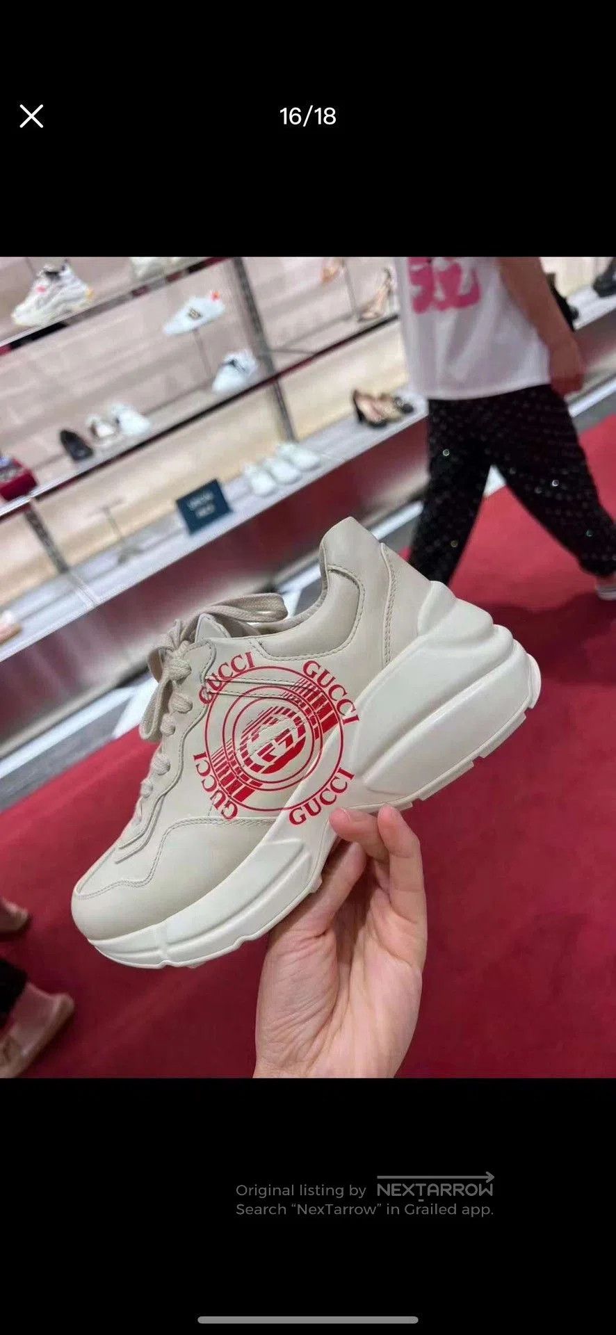 Gucci Gucci Men's Record Style Dad Shoes. Size US 7 / EU 40 - 4 Thumbnail