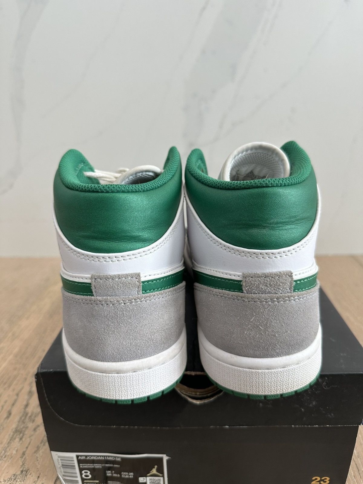 Jordan Brand Jordan 1 Mid SE Grey Green Size US 8 / EU 41 - 3 Thumbnail