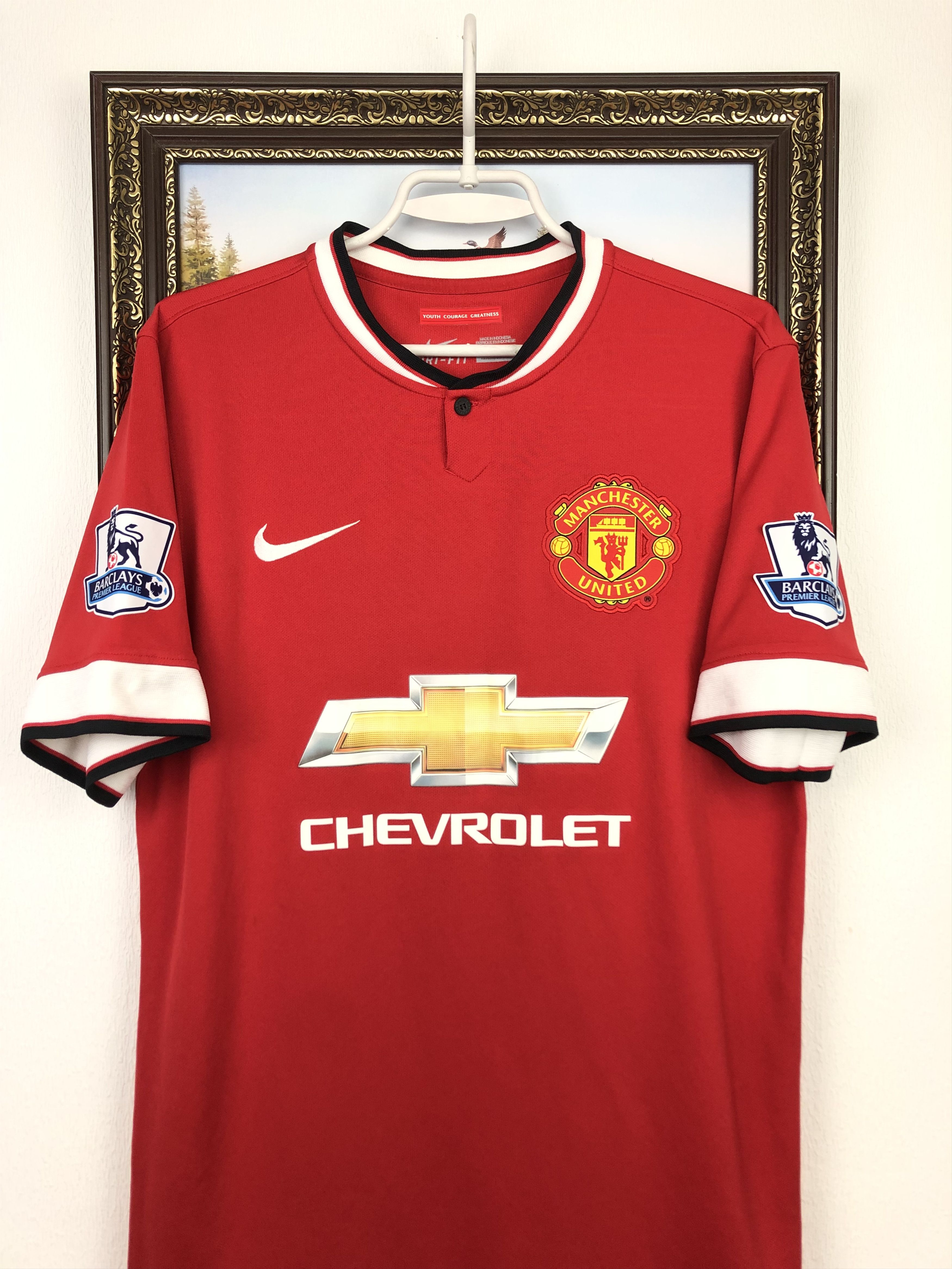 Nike Manchester United football shirt Soccer Nike Rooney Jersey Size US M / EU 48-50 / 2 - 5 Thumbnail