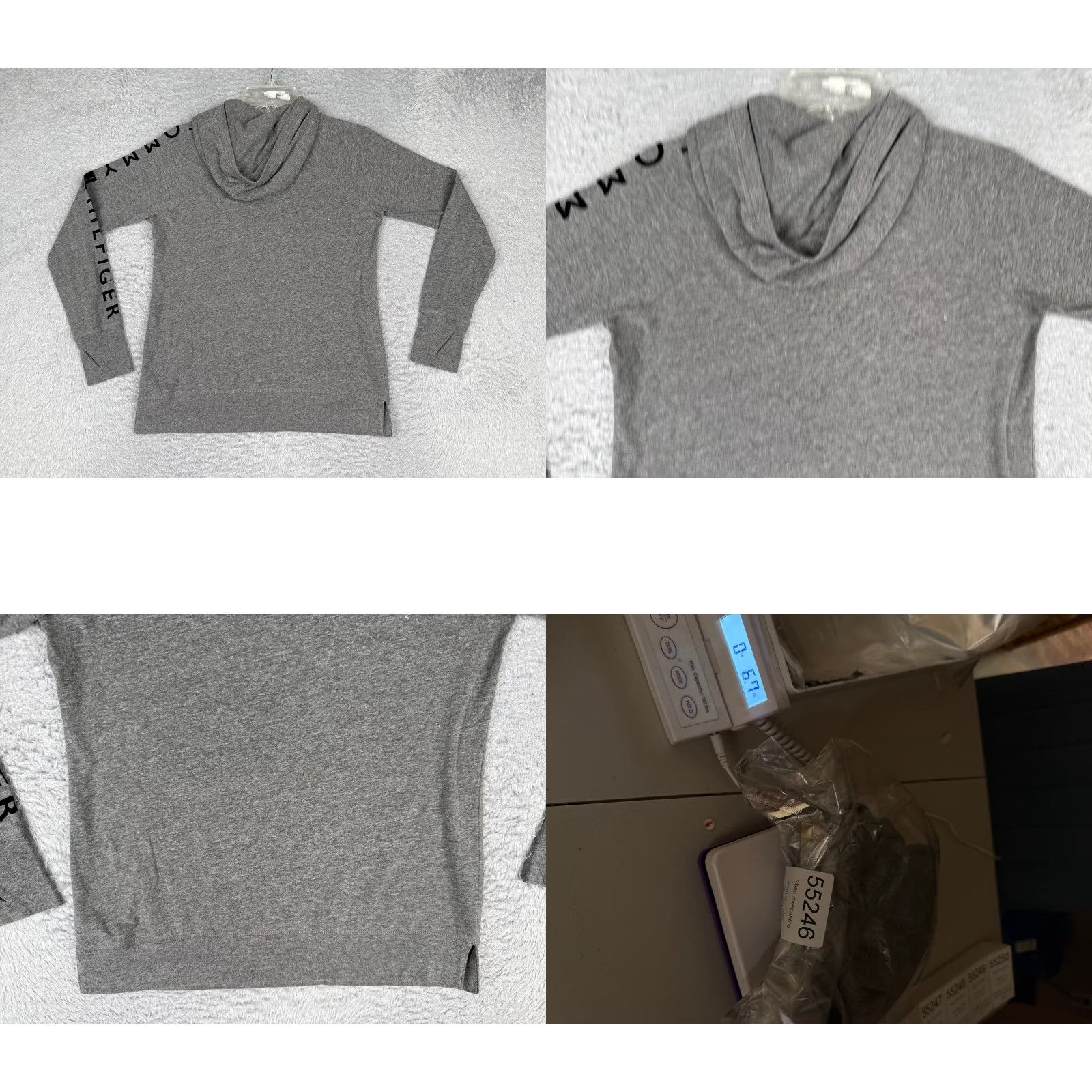 Polo Ralph Lauren VINTAGE Nike Shirt Women Small Gray Cotton Blend Pullover Hoodie READ Size S / US 4 / IT 40 - 9 Thumbnail