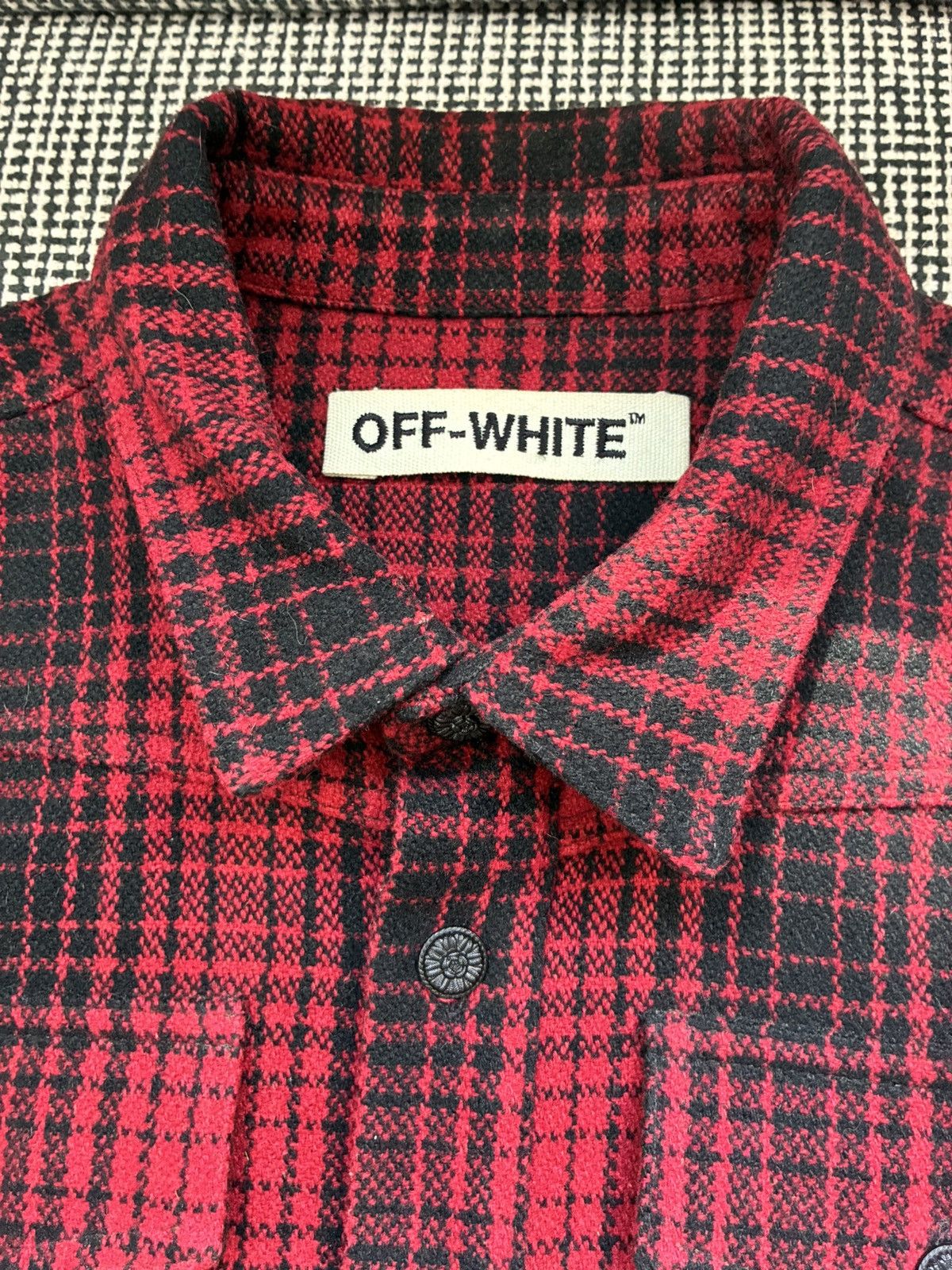 Off-White Off-White x Virgil Abloh Checkered Shirt Size US XS / EU 42 / 0 - 9 Thumbnail