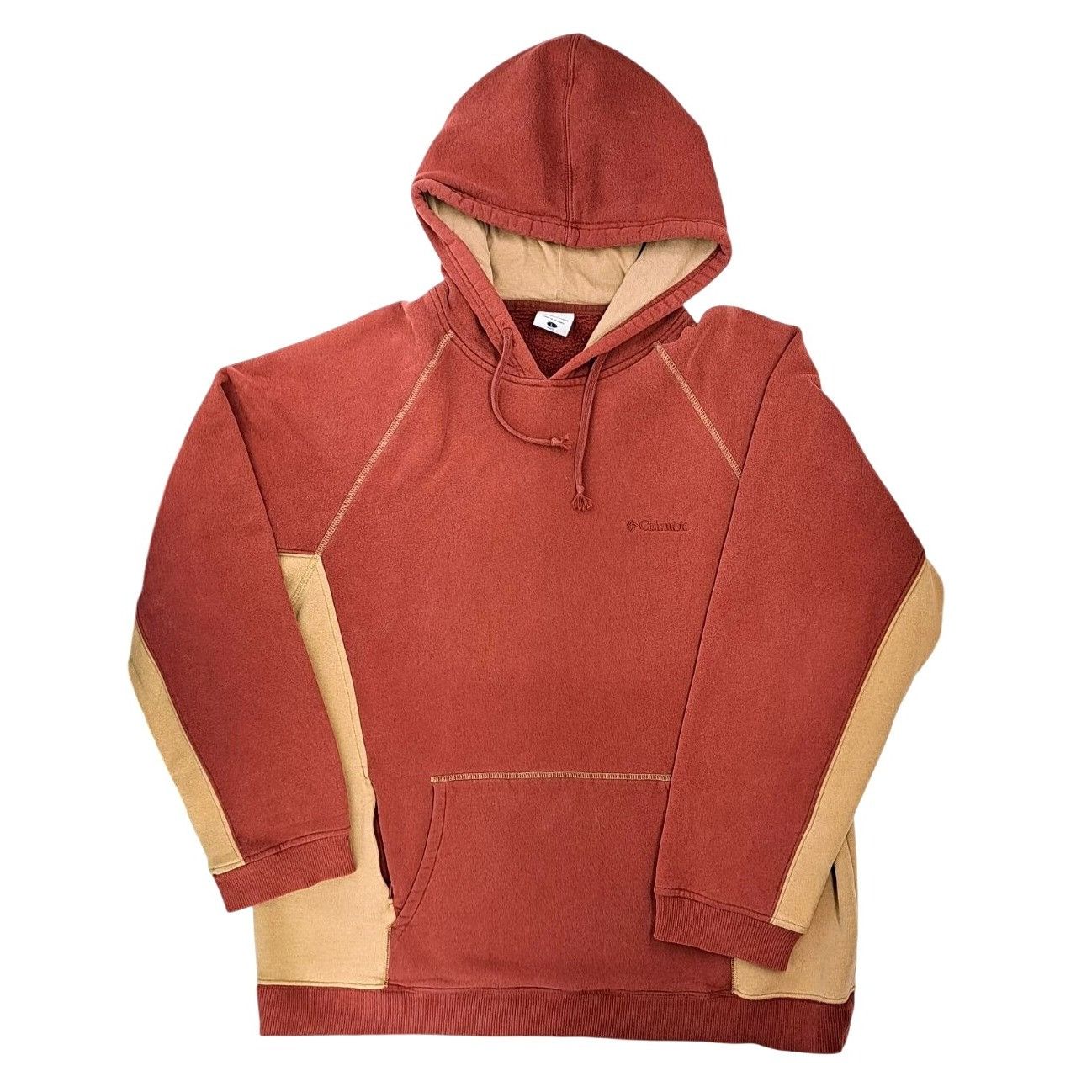 Columbia Columbia Men Size Large Two-Tone Rust Beige Pullover Hoodie Size US L / EU 52-54 / 3 - 1 Thumbnail