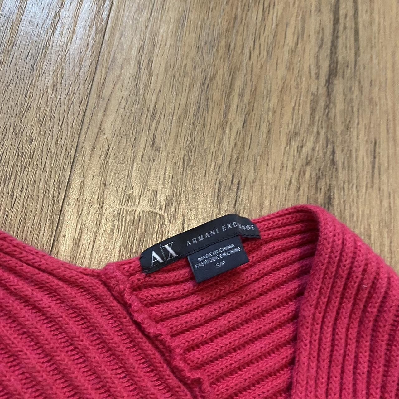 Armani Exchange Armani Exchange Pink asymmetric knit sweater Size US S / EU 44-46 / 1 - 4 Thumbnail