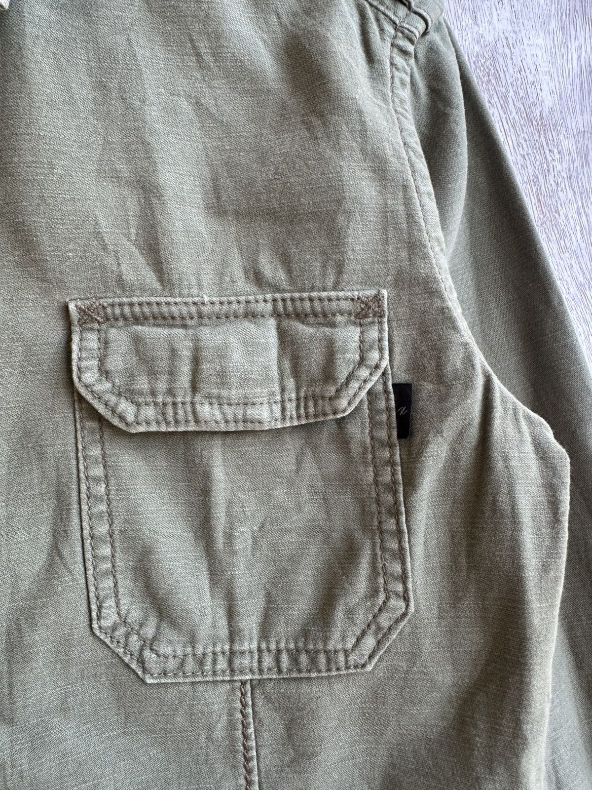 AZ by junhashimoto Az Jun Hashimoto Olive Green Shirt Size US M / EU 48-50 / 2 - 7 Thumbnail