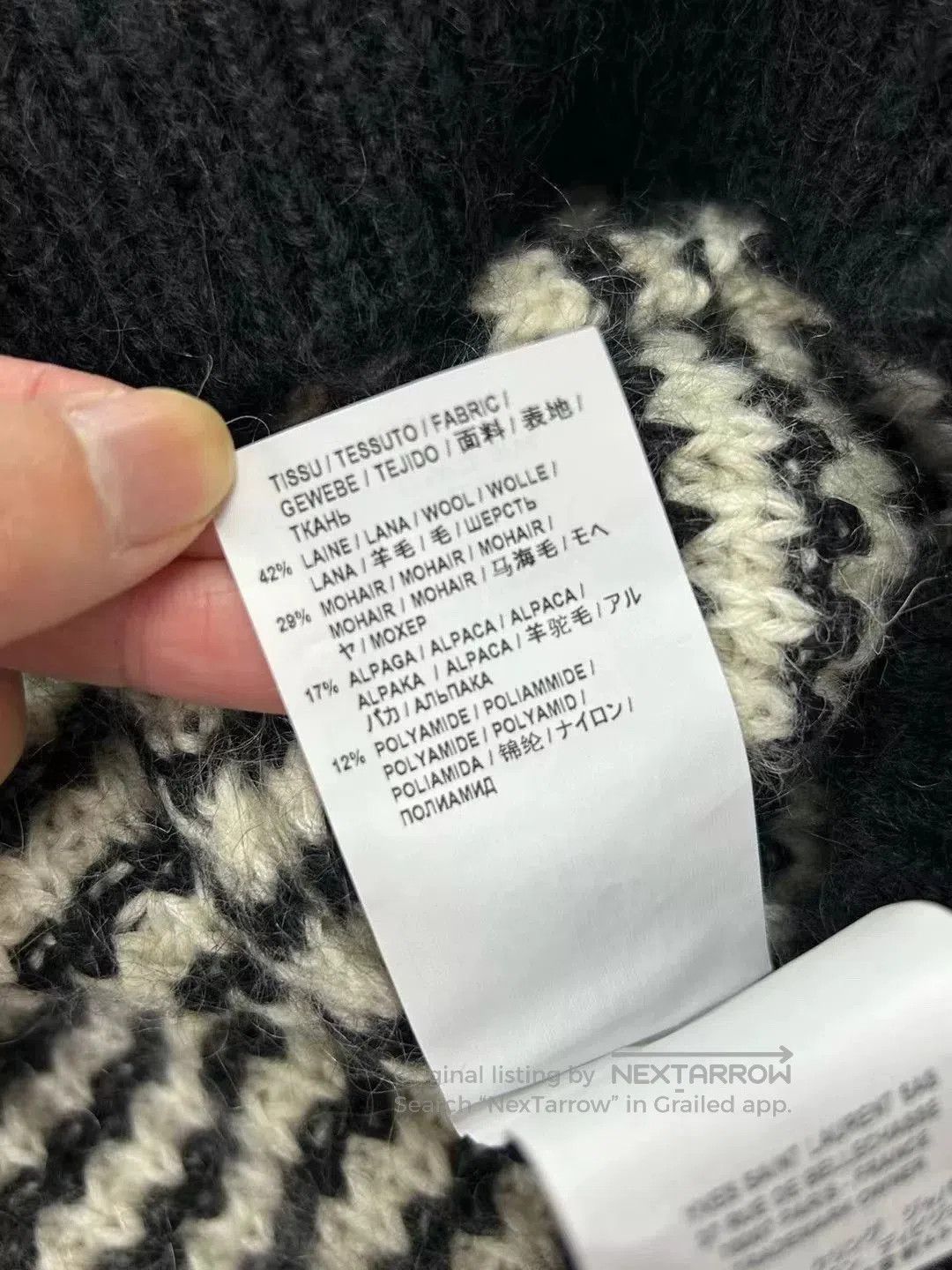 Saint Laurent Paris Saint Laurent Striped Hooded Sweater. Size XS / US 0-2 / IT 36-38 - 5 Thumbnail