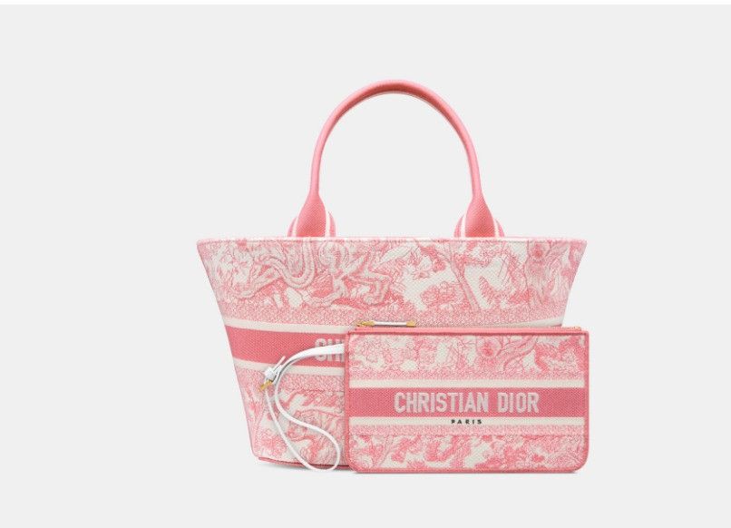 Dior o1w1db10225 Size: OS / M1328CT Hat Basket Bag in Candy Pink Size ONE SIZE - 6 Thumbnail