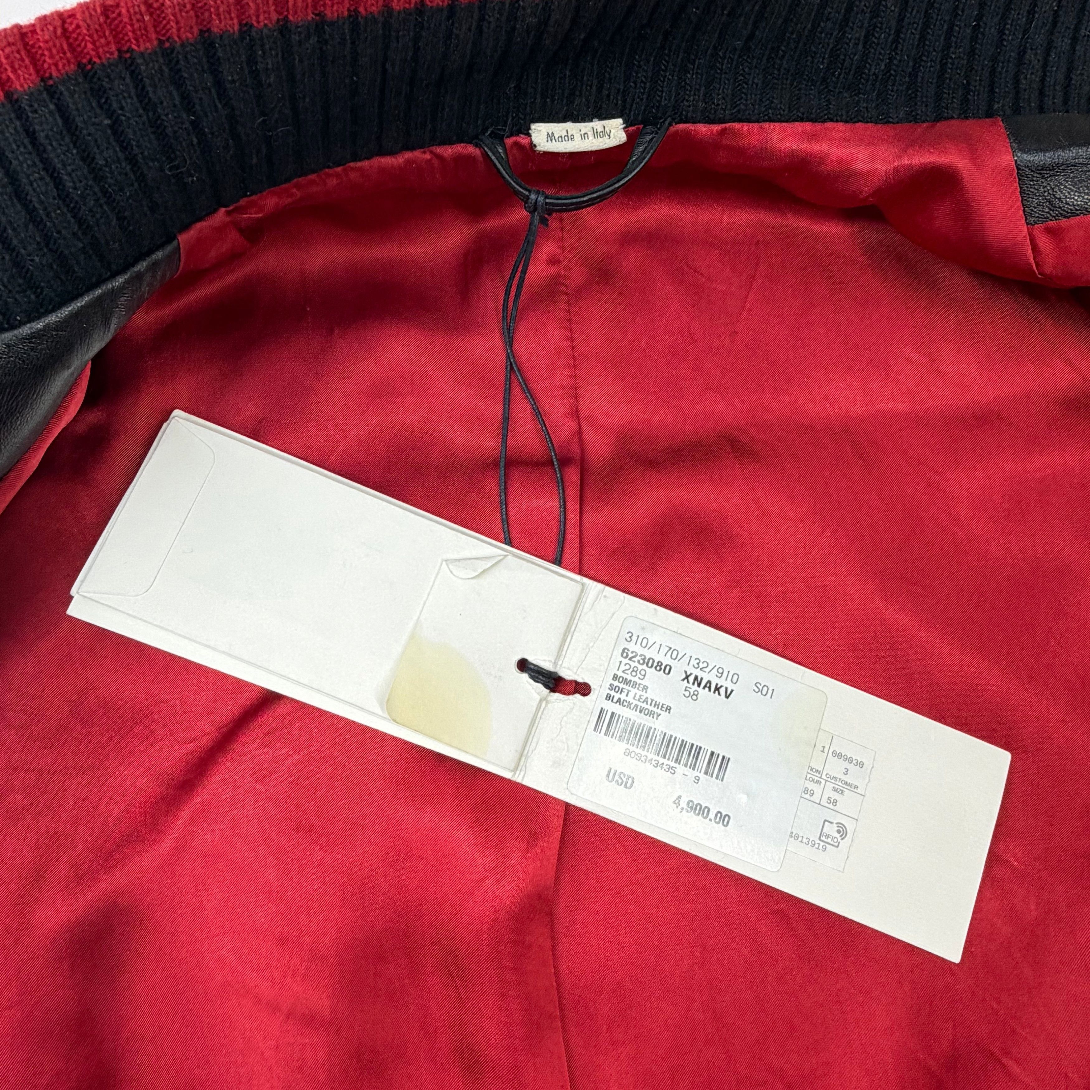 Gucci Gucci Orgasmique Leather Bomber 58 (XXXL) Size US XXL / EU 58 / 5 - 6 Thumbnail