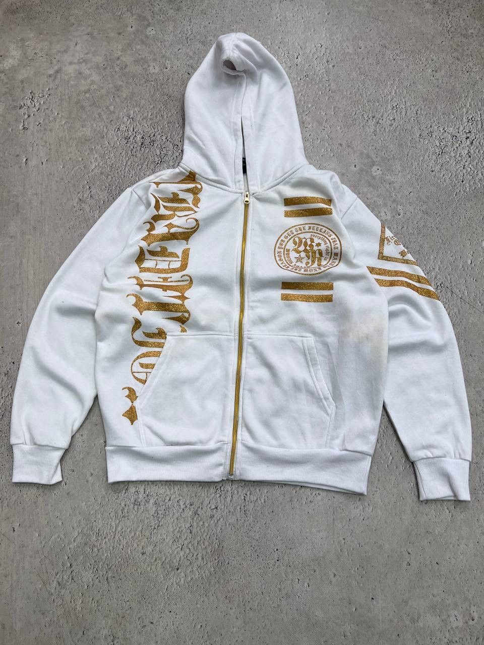 Affliction × Japanese Brand × Southpole Affliction Grunge Y2K Style Full Zip Up Hoodie Sweatshirt Size US L / EU 52-54 / 3 - 1 Thumbnail