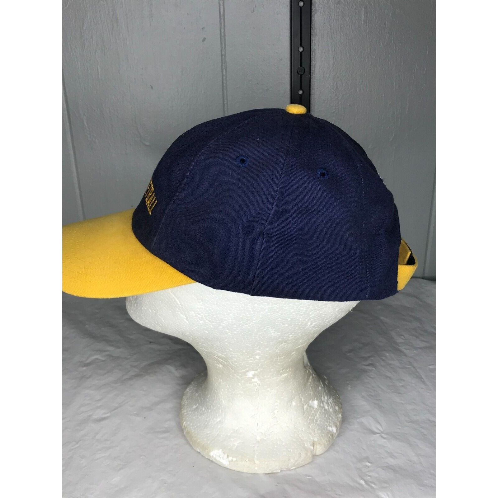 Nike Vintage Rare Nike Basketball Hat Navy Blue strapback Size ONE SIZE - 4 Thumbnail