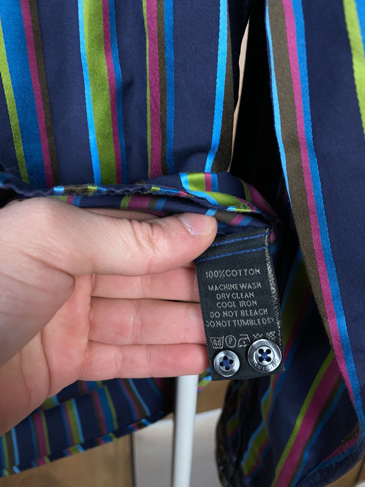 Duchamp 🎠Vintage Shirt Button Up Duchamp London Slim Fit Striped🎠 Size US M / EU 48-50 / 2 - 13 Thumbnail