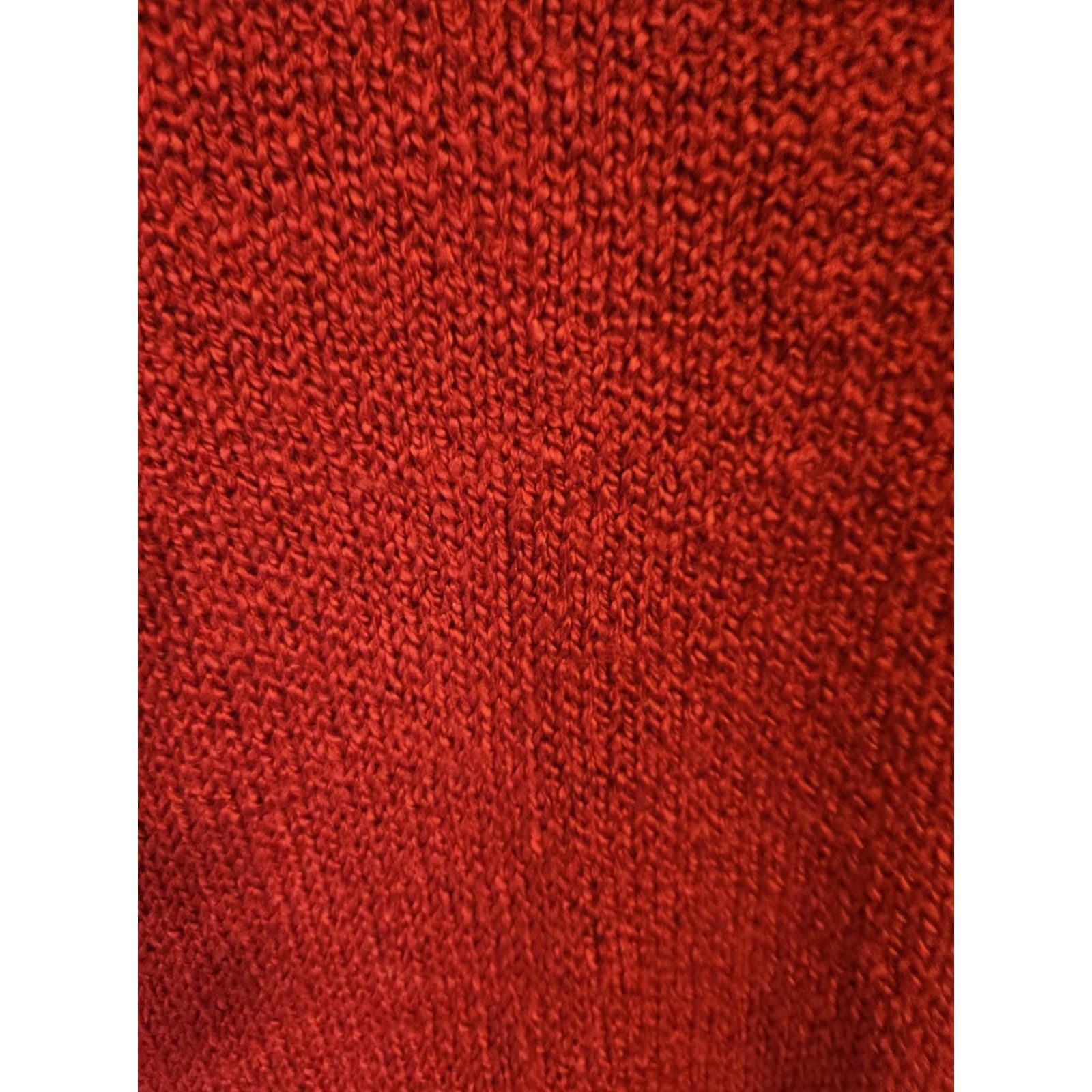 Avenue Avenue Sweater Shirt Tunic 2X Plus Red Crew Neck Long Sleeve Winter Fall Size XXL / US 16-18 / IT 52-54 - 2 Thumbnail