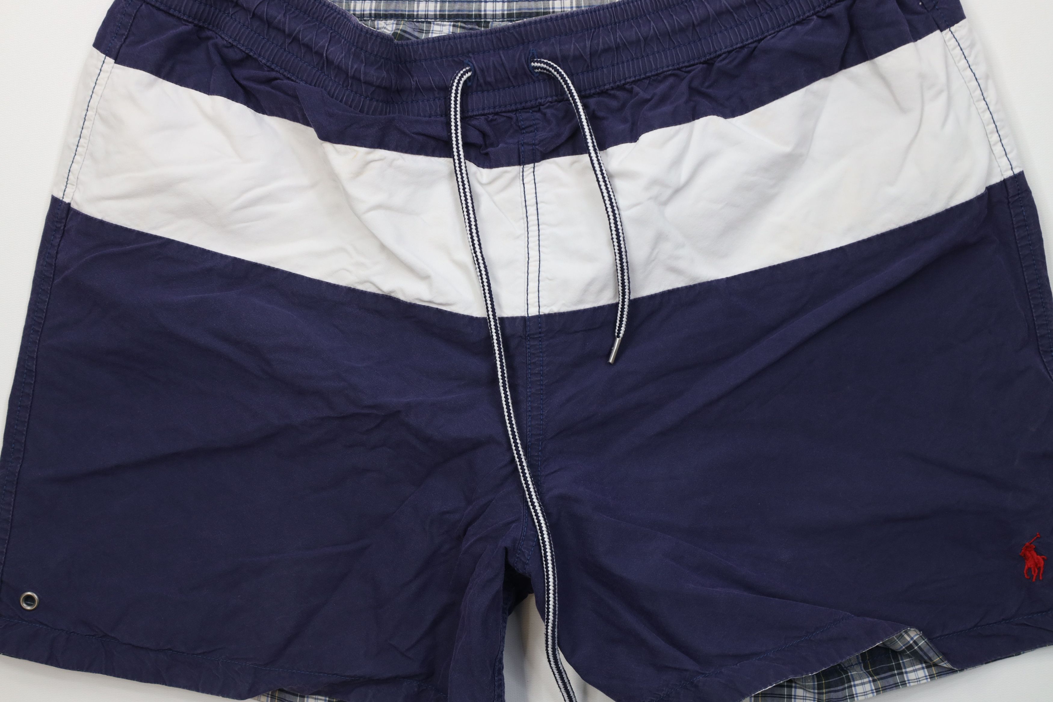 Ralph Lauren Vintage 90s Ralph Lauren Reversible Above Shorts Swim Trunks Size US 34 / EU 50 - 3 Thumbnail