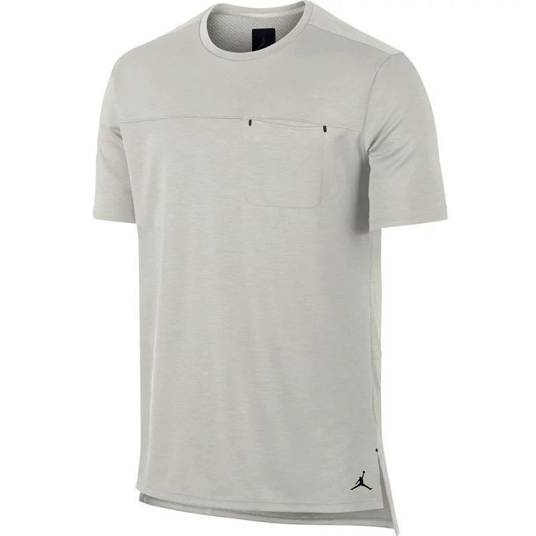 Jordan Brand Jordan 23 Lux Pocket Men Short Sleeve T-Shirt Light Bone S Size US S / EU 44-46 / 1 - 3 Thumbnail