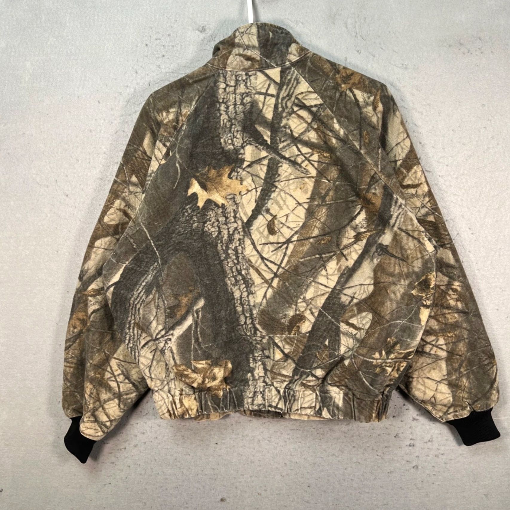 Vintage VINTAGE Liberty Camouflage Fleece Jacket Hunting Full-Zip Warm Outdoor Mens Large Size US L / EU 52-54 / 3 - 2 Thumbnail