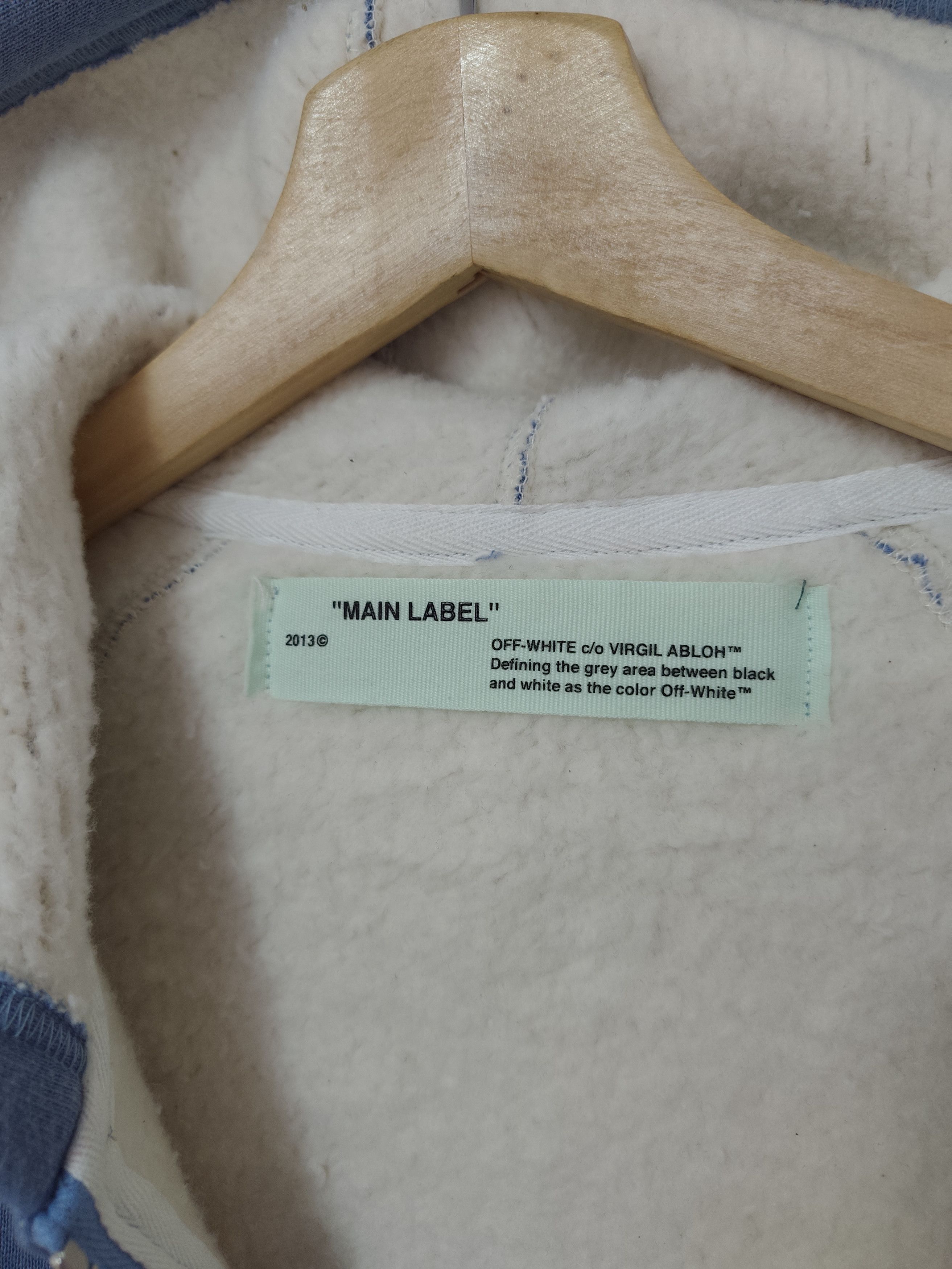 Off-White Off-White "Sherpa-Lined Crop Hoodie" Size S / US 4 / IT 40 - 5 Thumbnail