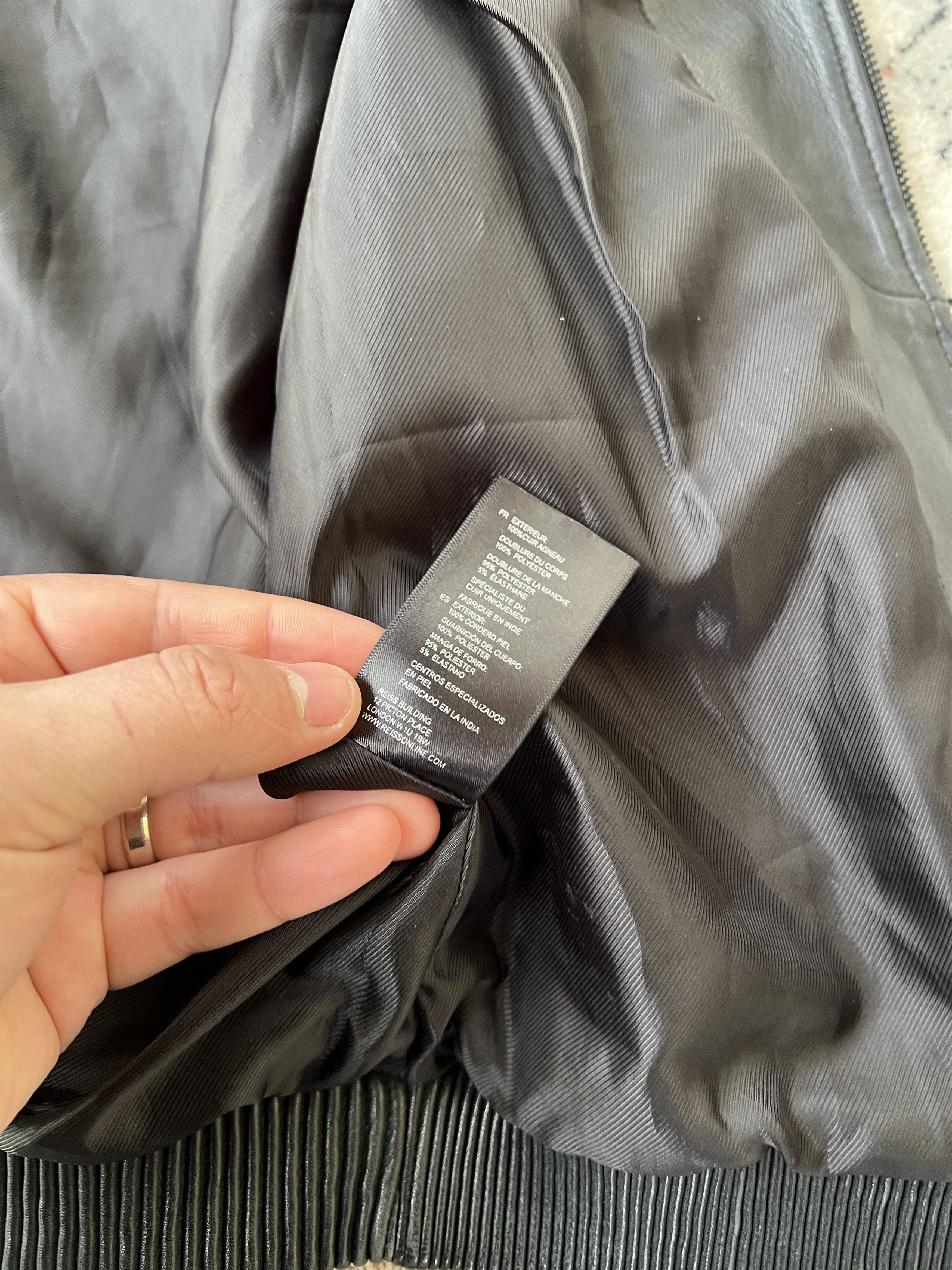 Reiss Reiss Leather Jacket Size M / US 6-8 / IT 42-44 - 7 Thumbnail