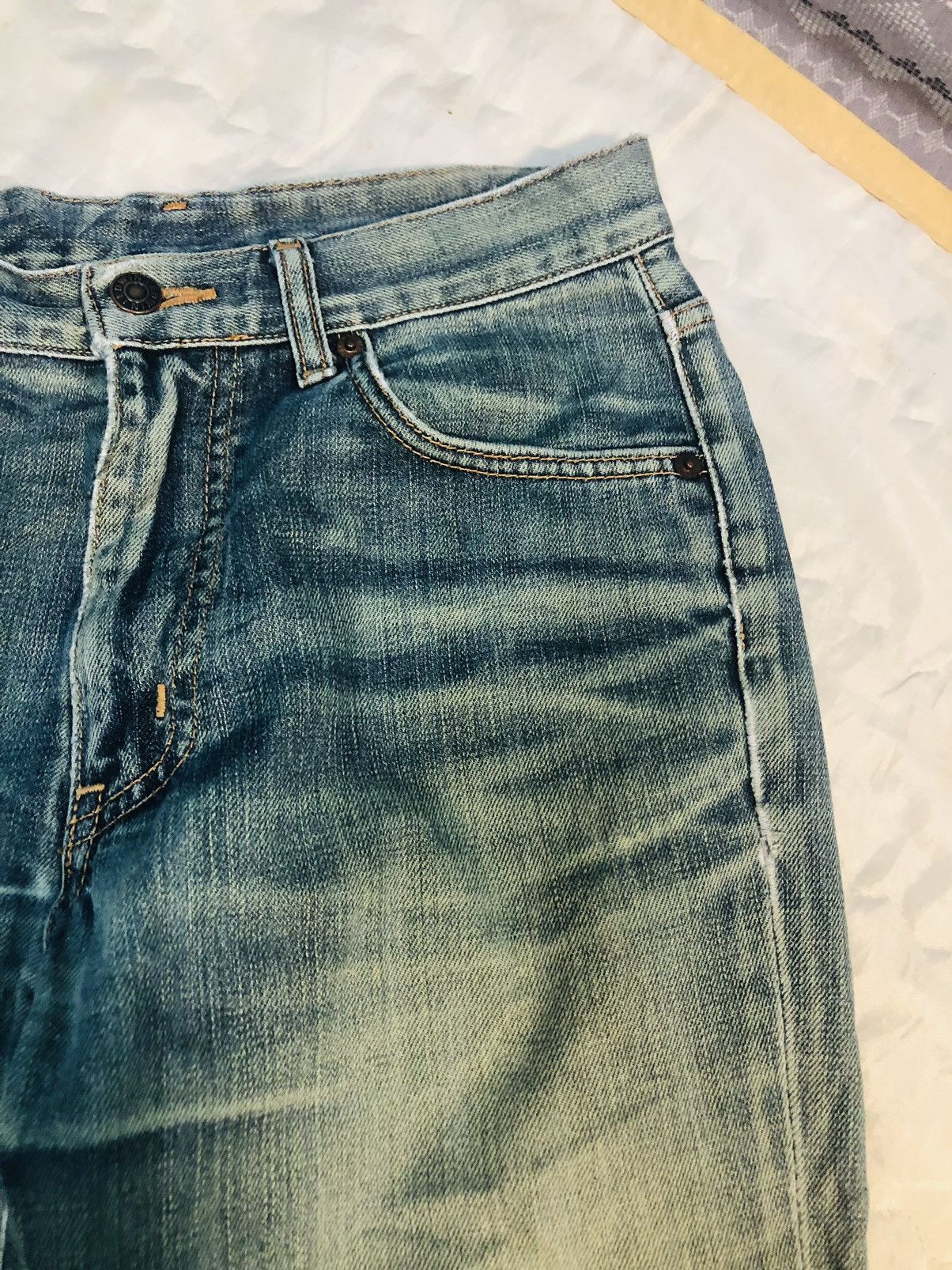 Edwin × Japanese Brand Edwin Distressed Jeans (3) Size US 28 / EU 44 - 7 Thumbnail