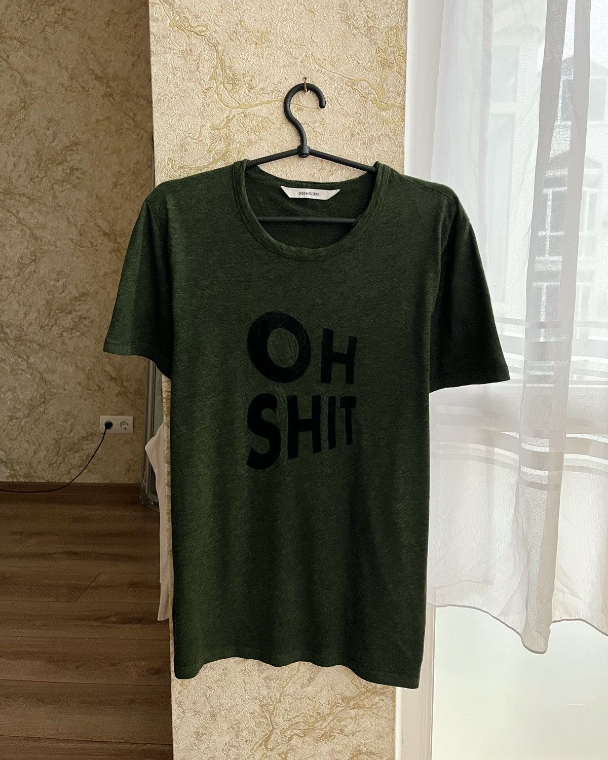 Tシャツ・カットソー ZADIG  VOLTAIRE Men T Shirts JMTS01661 300 Green Zadig & Voltaire ZADIG & VOLTAIRE Men T-Shirts JMTS01661 300