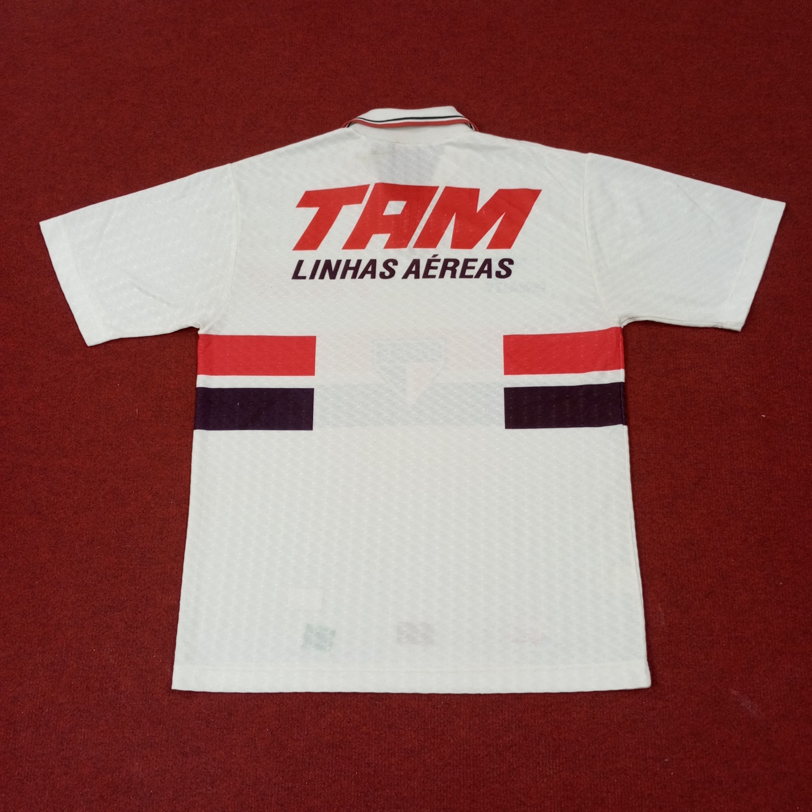 Vintage Sao Paolo Soccer Football Club Jersey c223n49 Size US M / EU 48-50 / 2 - 8 Thumbnail