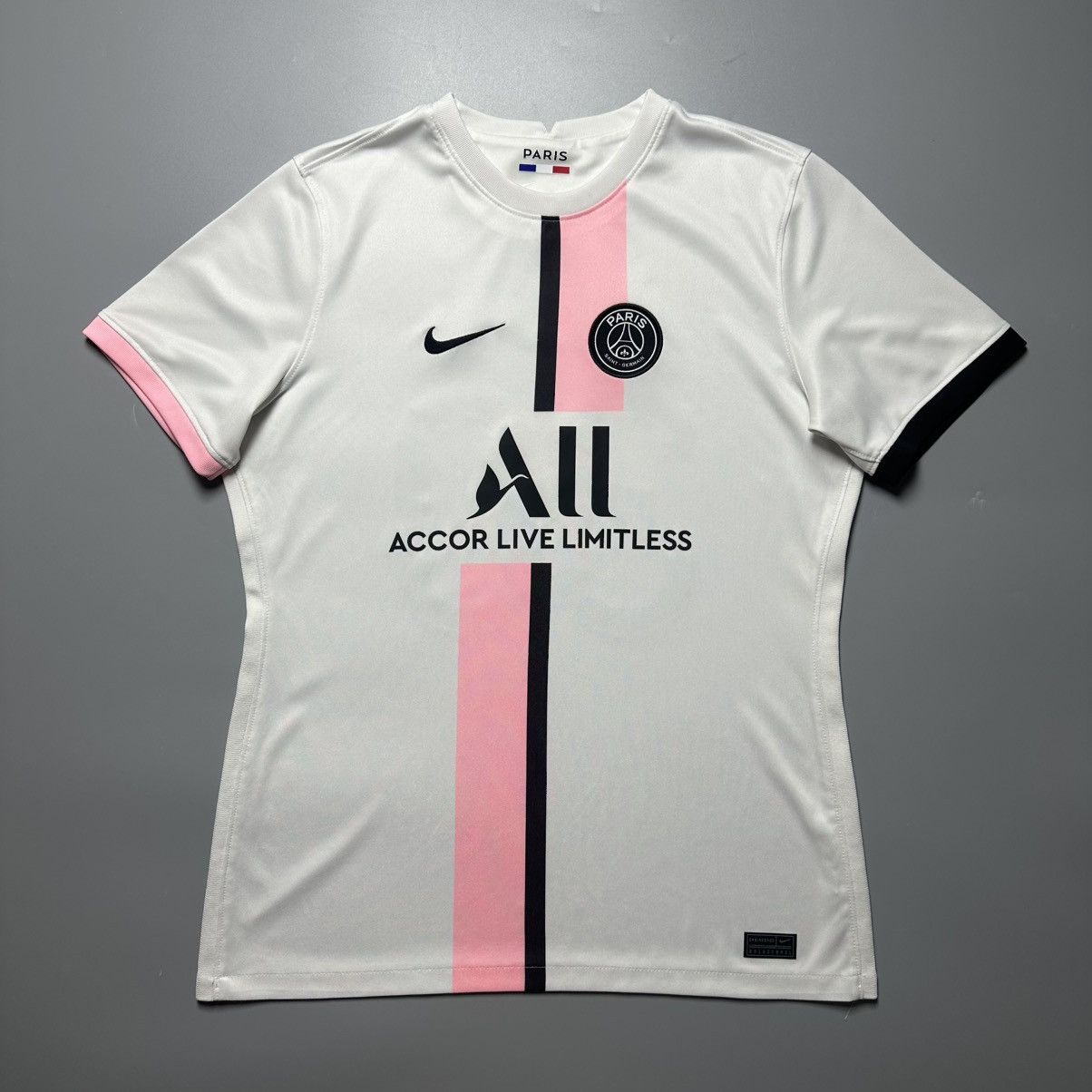 Nike PSG WOMENS NIKE 2021/2022 FOOTBALL AWAY JERSEY #30 MESSI Size L / US 10 / IT 46 - 2 Thumbnail