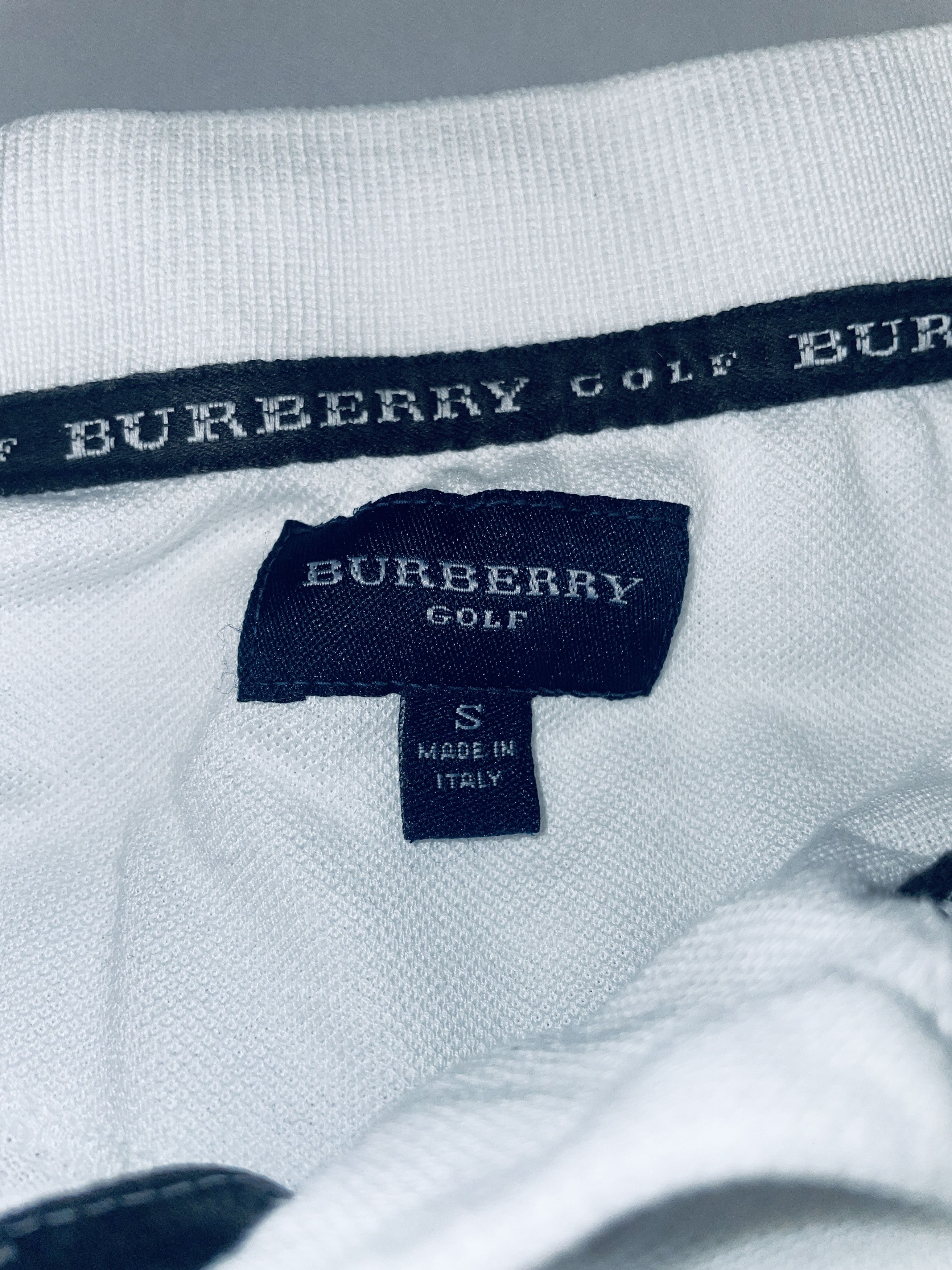 Burberry 👕 29,90 € – Burberry Golf Polo Shirt Weiß Gr. S Size US S / EU 44-46 / 1 - 3 Thumbnail