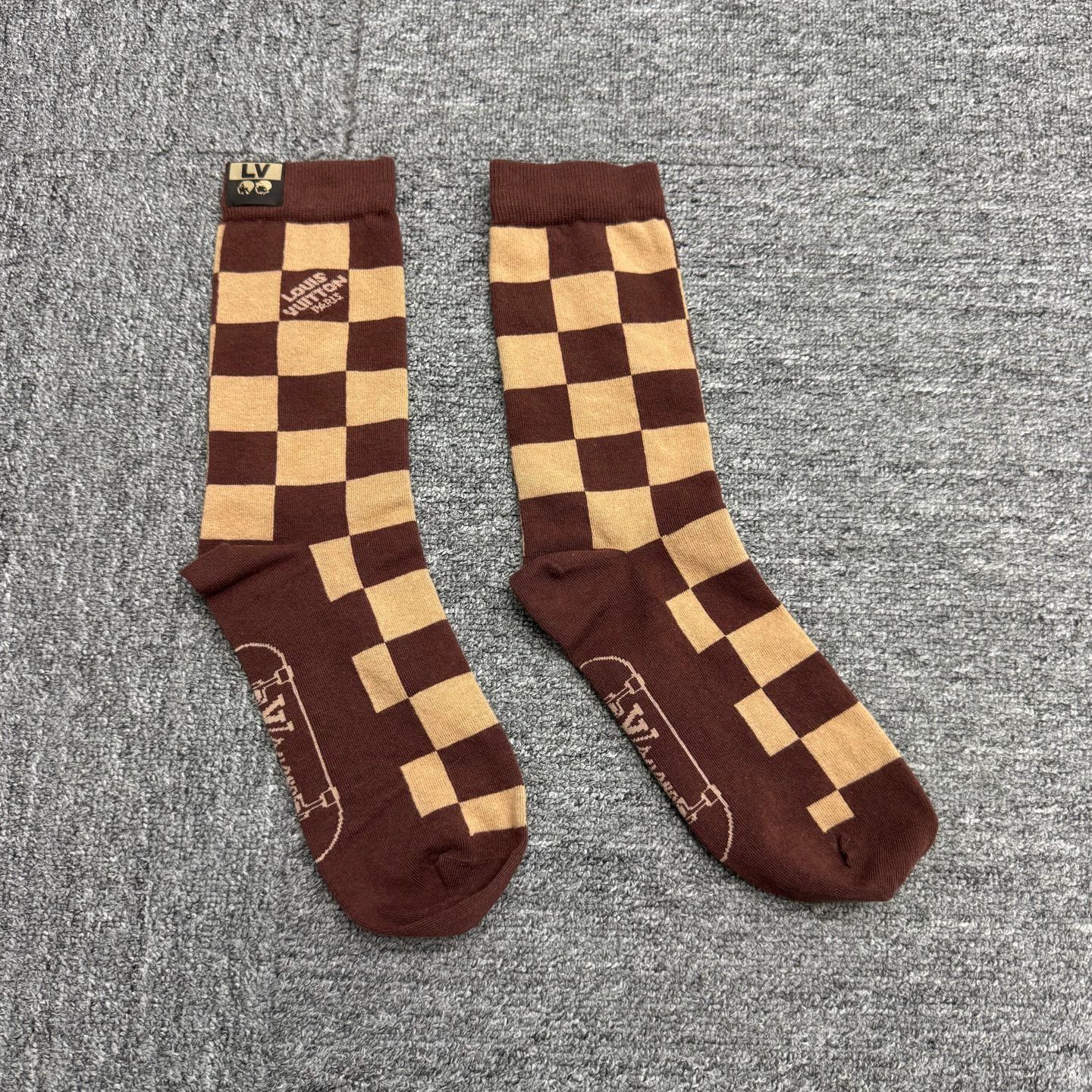 Louis Vuitton Louis Vuitton x Nigo Crew Socks M Size ONE SIZE - 1 Thumbnail