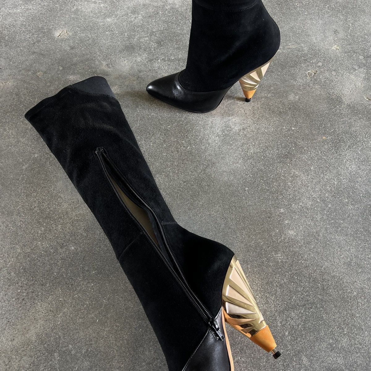 Givenchy GIVENCHY Suede Long Boot High Heels Size US 8 / IT 38 - 3 Thumbnail