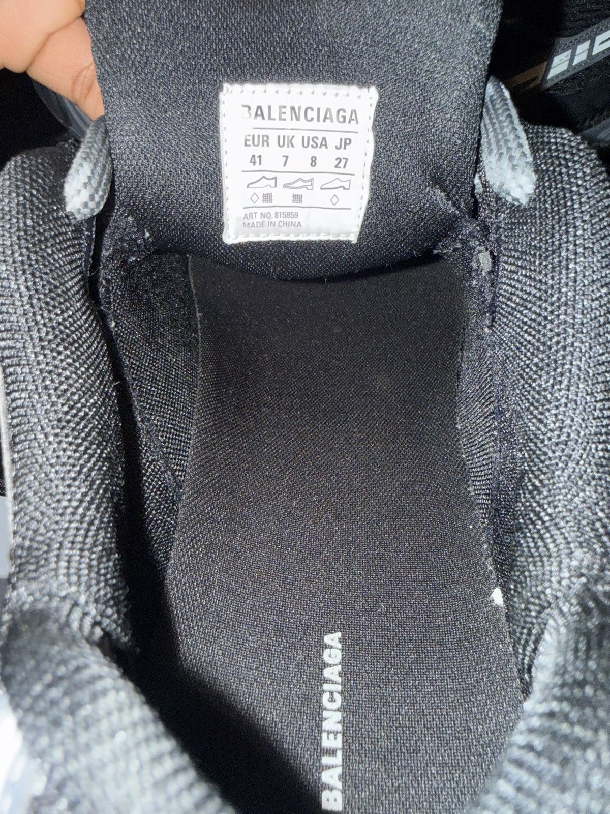 Balenciaga Balenciaga Men’s 6L Black/Grey Size US 9 / EU 42 - 5 Thumbnail