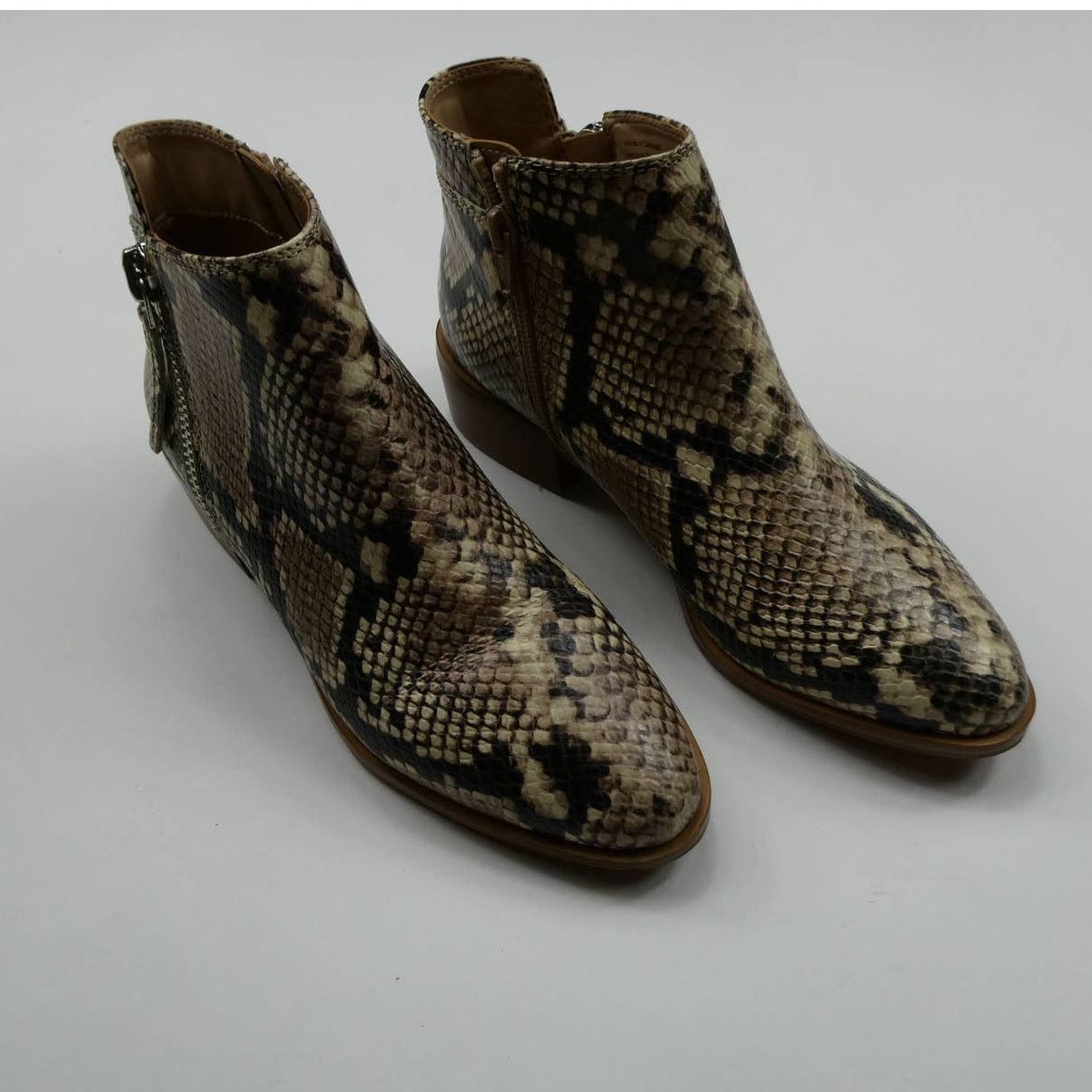 Aldo ALDO python print booties, size 7, new without box Size US 7 / IT 37 - 1 Thumbnail