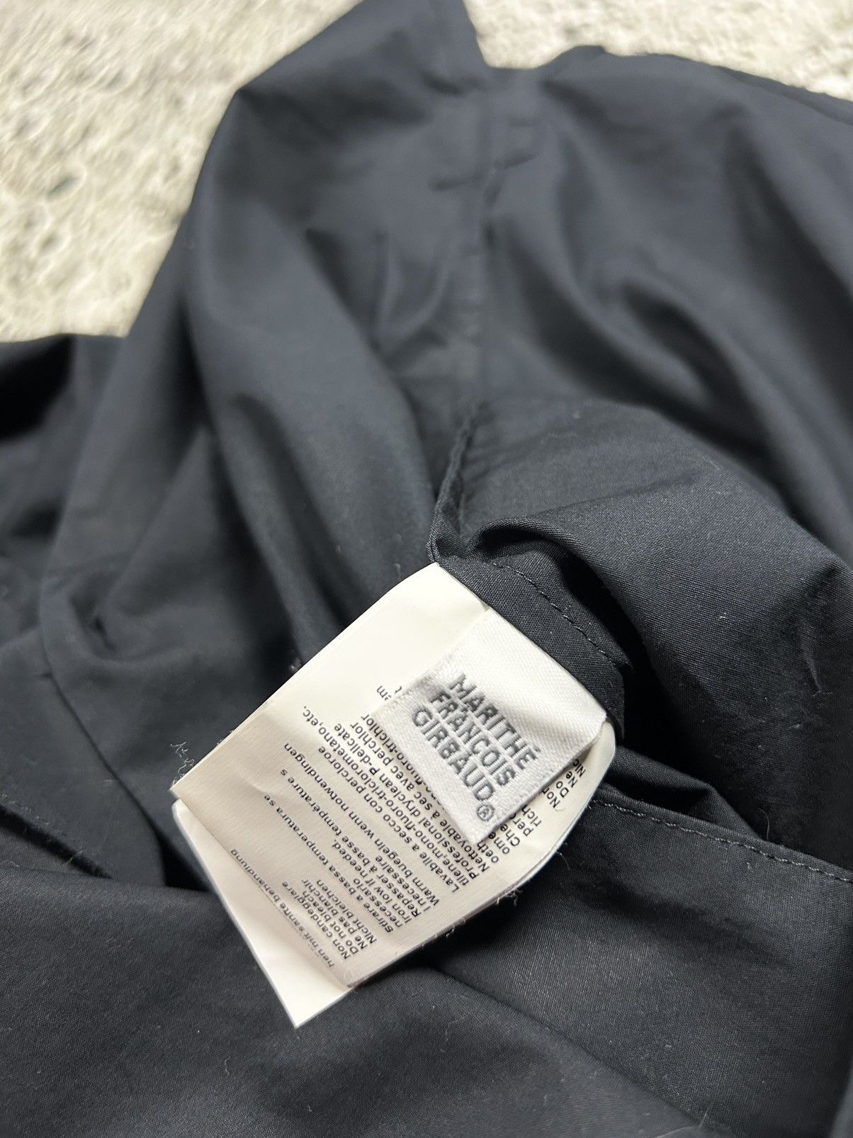 Marithe + Francois Girbaud Marithe Francois Girbaud black long sleeve shirt button up Size M / US 6-8 / IT 42-44 - 8 Thumbnail