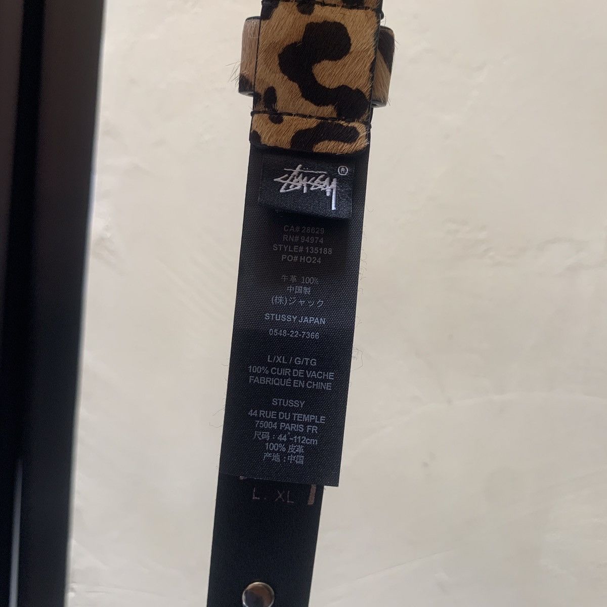 Stussy Stussy Ss Link Hairy Cheetah belt Size ONE SIZE - 4 Thumbnail