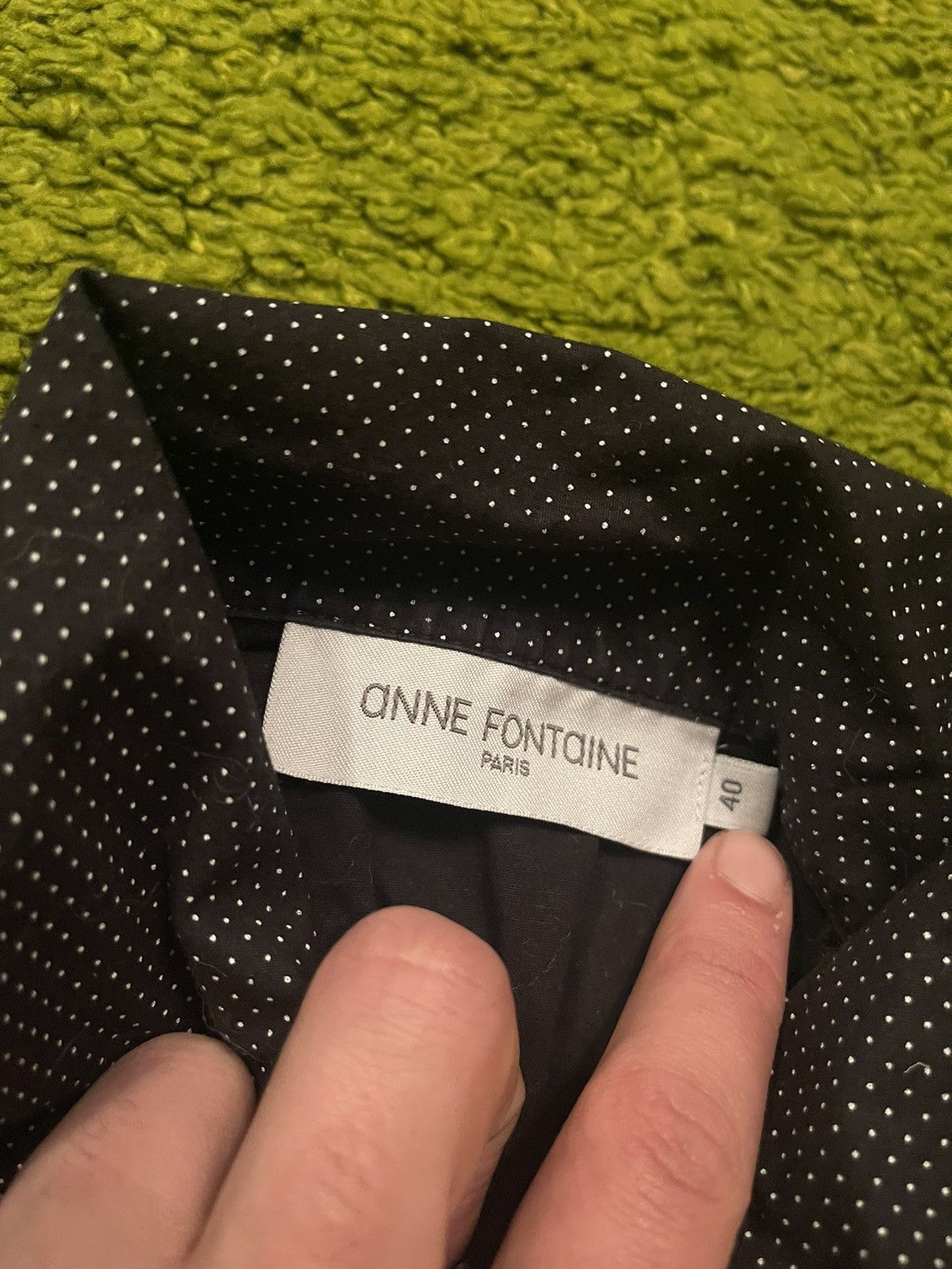 ANNE FONTAINE × Designer Anne Fontaine avant garde polka dot corset blouse Size S / US 4 / IT 40 - 5 Thumbnail