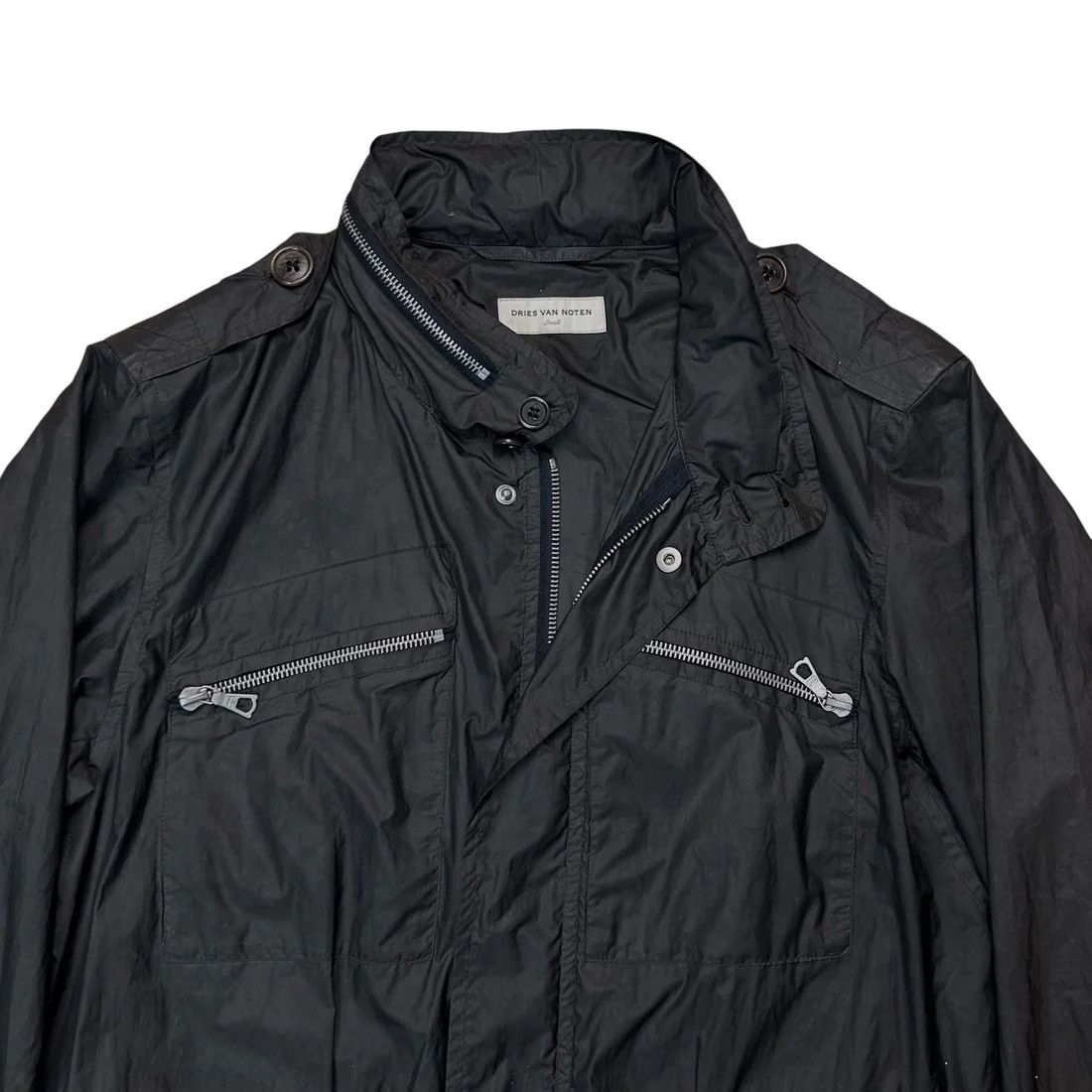 Dries Van Noten Dries Van Noten Neck Zip Parka - AW14 Size US M / EU 48-50 / 2 - 5 Thumbnail