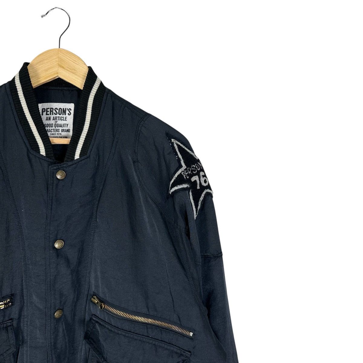 PERSON'S PERSON STAR BOMBER JACKET LIKE ISSEY MIYAKE Size US L / EU 52-54 / 3 - 4 Thumbnail