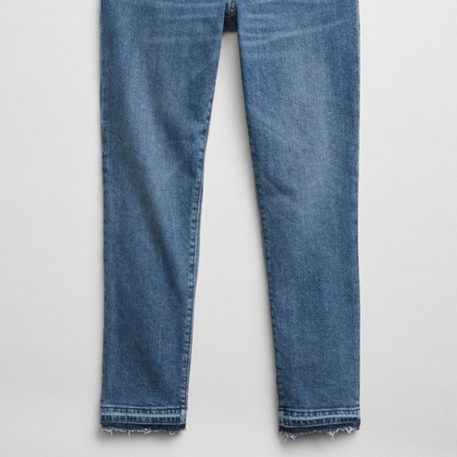Gap GAP Mid Rise Girlfriend Crop Jeans Size 26" / US 2 / IT 38 - 4 Thumbnail