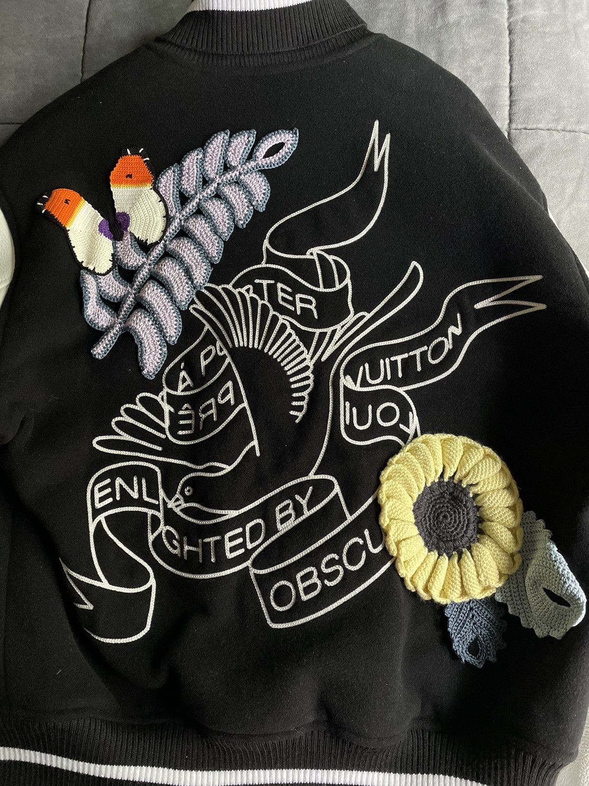 Louis Vuitton Louis Vuitton Crochet Flower Varsity Jacket Size US M / EU 48-50 / 2 - 8 Thumbnail
