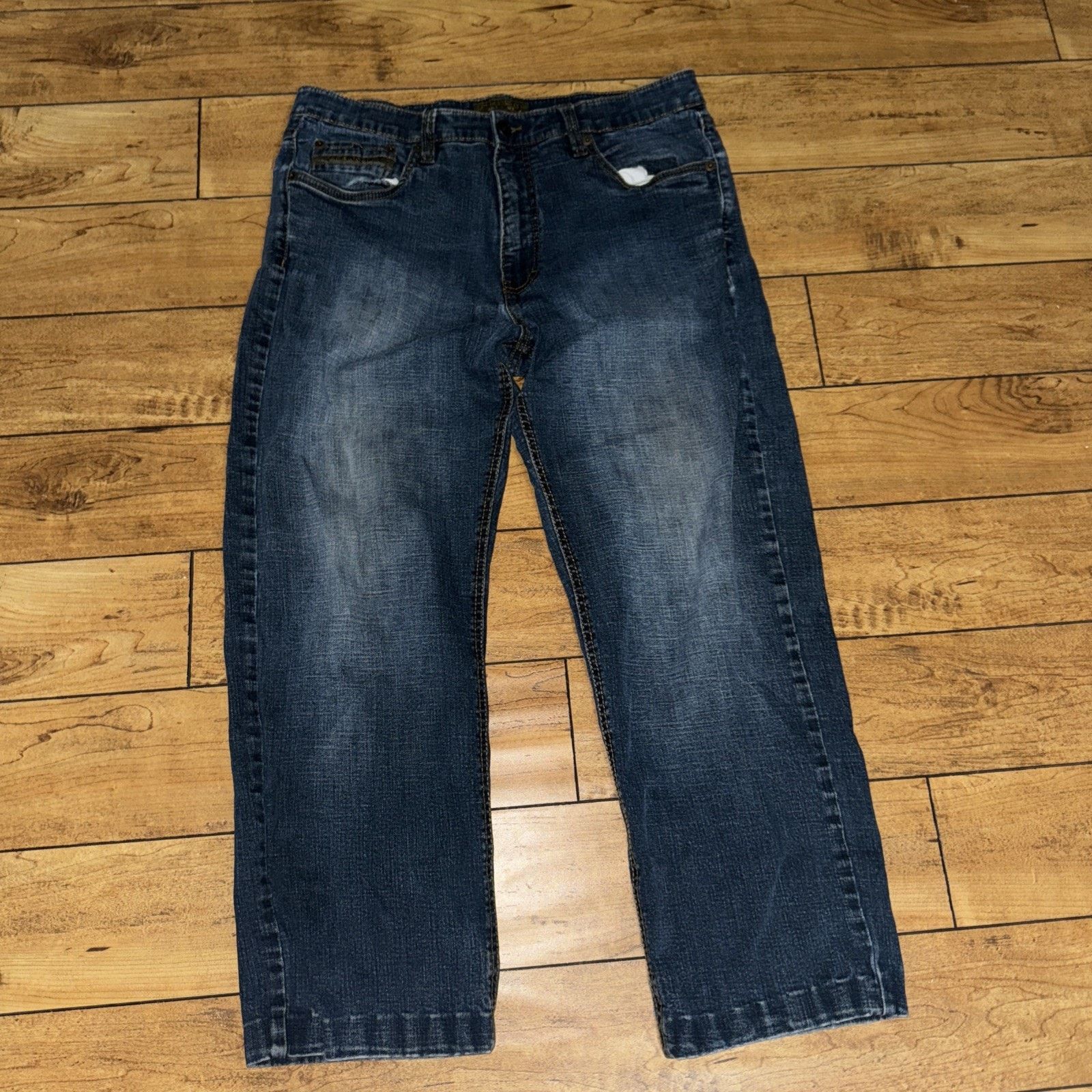 Vintage Vintage Urban Star Jeans Wear Denim 34x28 Blue Y2K Size US 34 / EU 50 - 4 Thumbnail