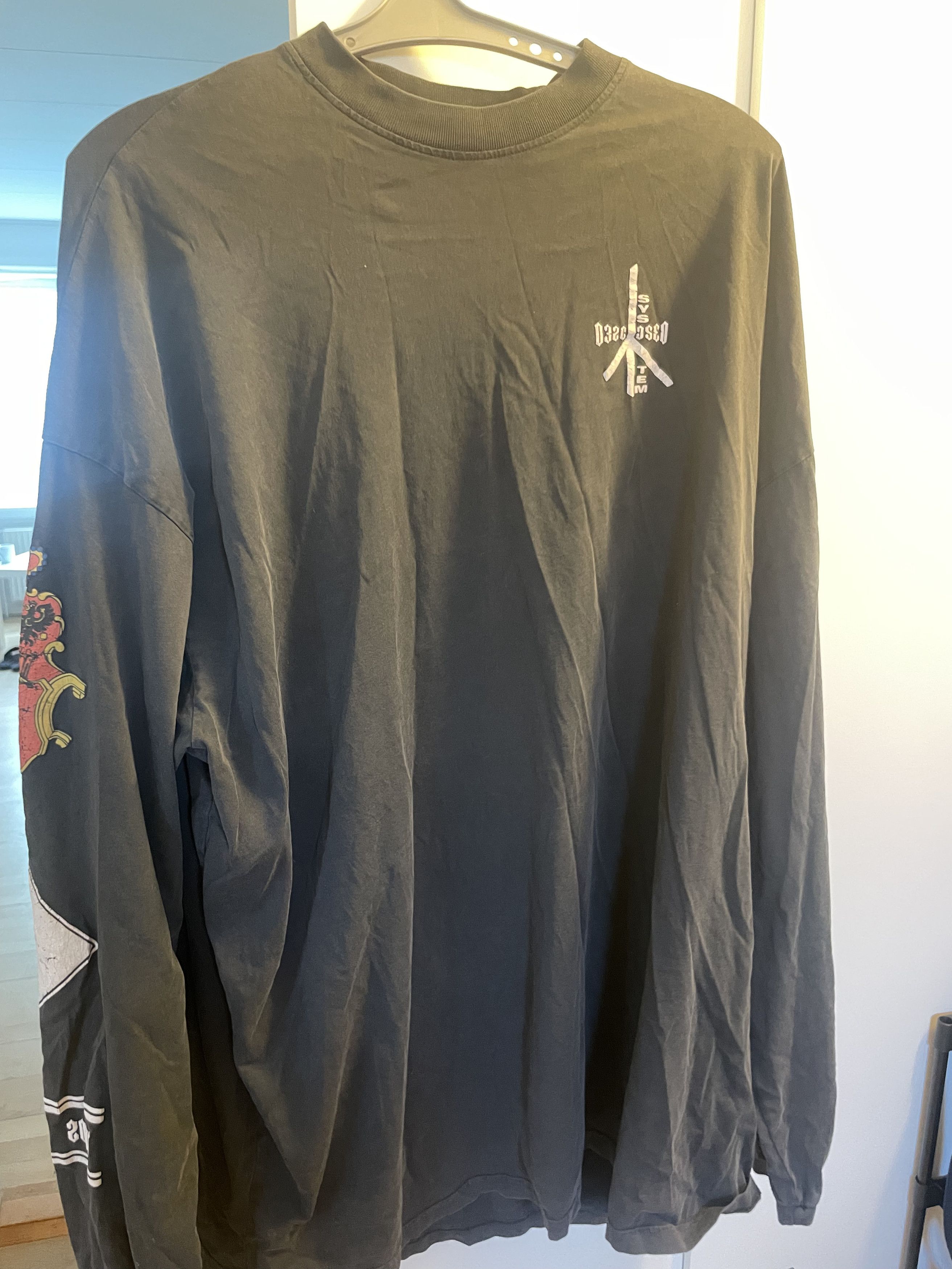 トップス 032c 'RECOLLECTION'' COMFORT LONGSLEEVE 032c 032c 'Recollection' Comfort Longsleeve Faded Black | Grailed