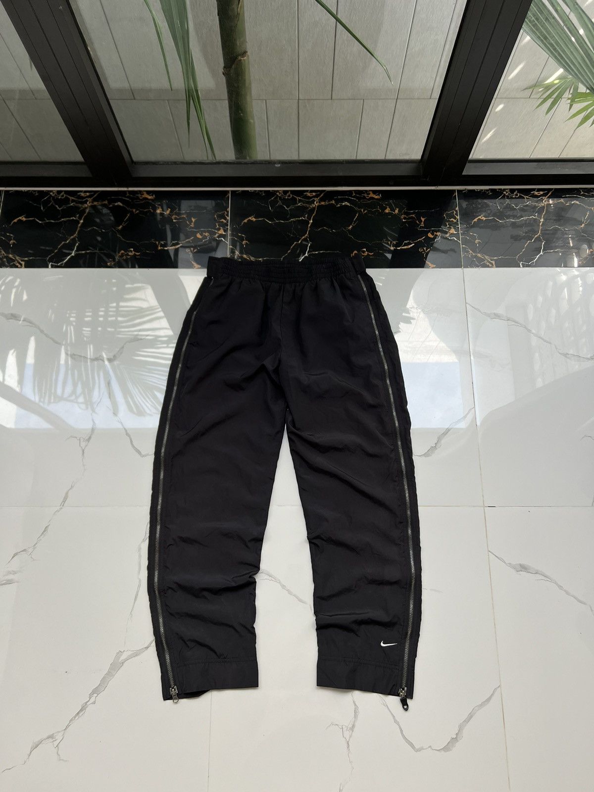 Nike × Vintage 90's NIKE ANDRE AGASSI FULL ZIP RETRO Y2K BAGGY TRACK PANTS Size US 34 / EU 50 - 1 Thumbnail