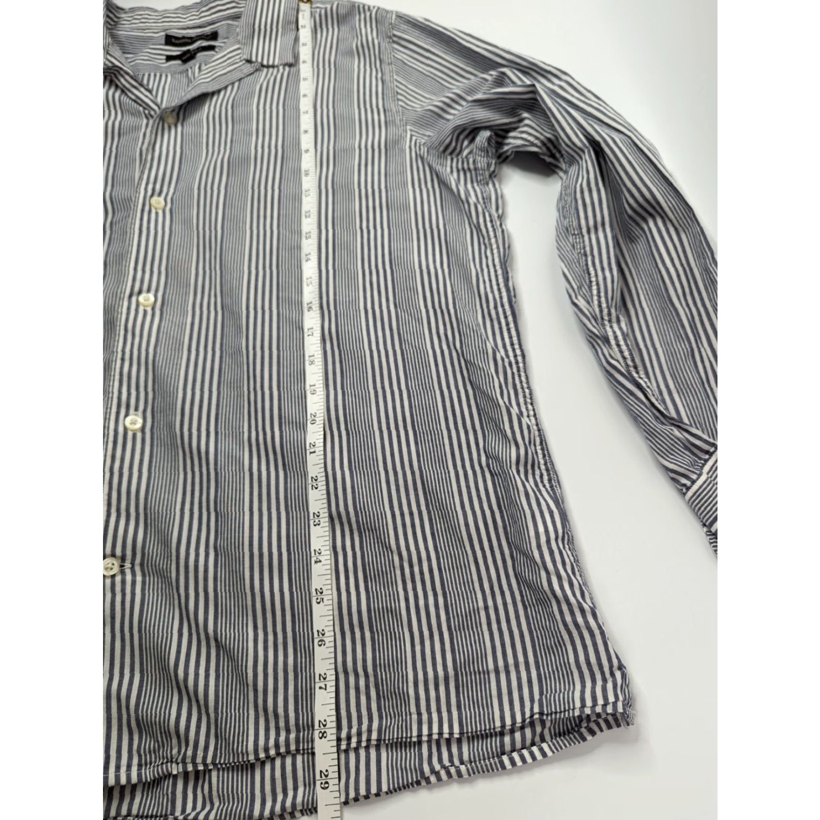 Banana Republic Banana Republic Shirt Men XL Cotton Striped Slim Fit Long Sleeve Button-Up Regular Size US XL / EU 56 / 4 - 5 Thumbnail