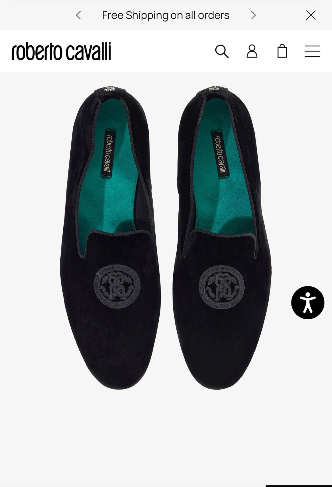 Roberto Cavalli Roberto Cavalli Mens Slipper / Loafers Size US 8 / EU 41 - 1 Thumbnail