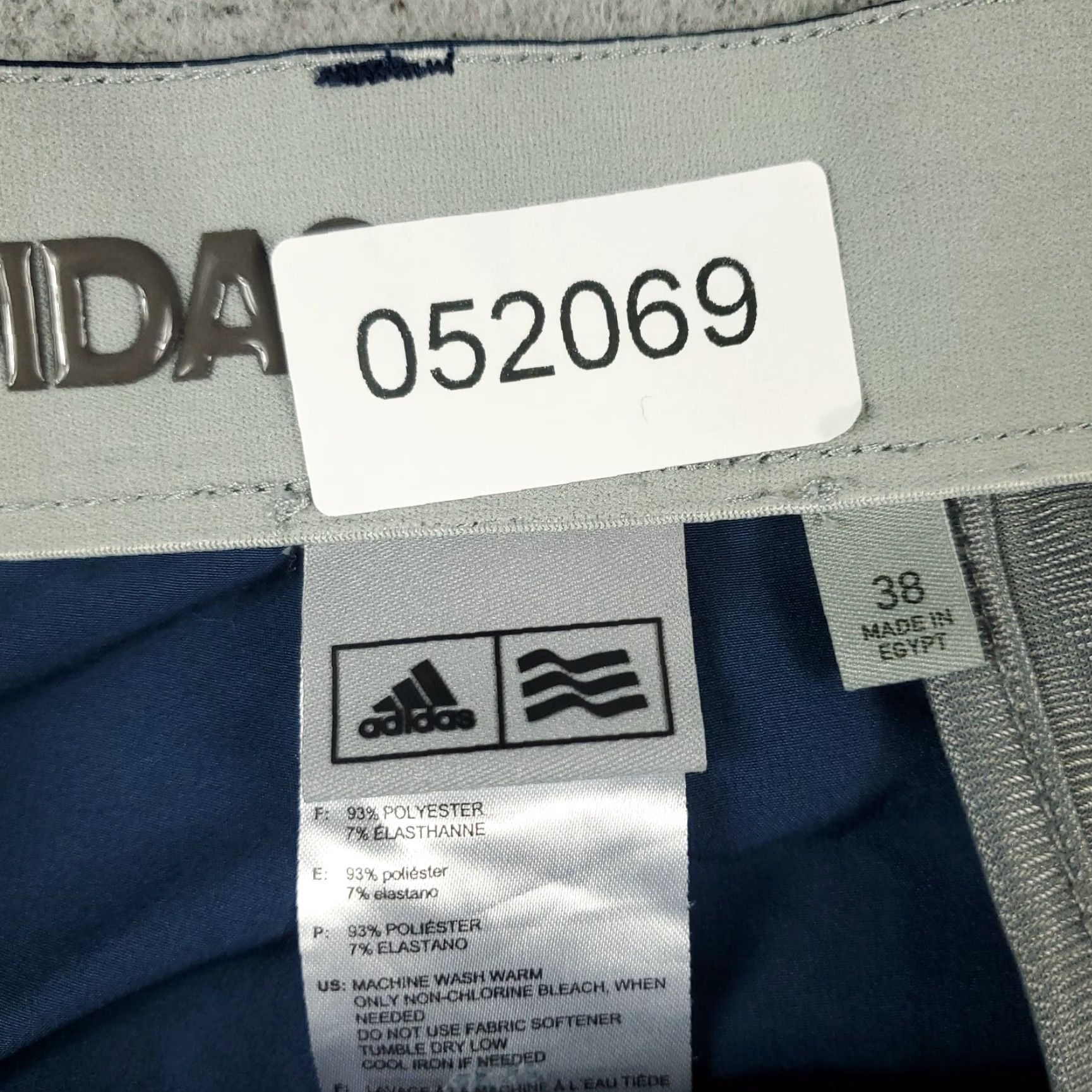 Adidas Adidas Shorts Mens Size 38 Blue Golf Casual Flat Front Chino Size US 38 / EU 54 - 8 Thumbnail