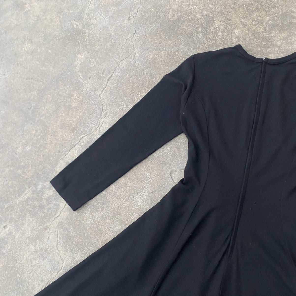 Comme des Garcons ‼️LAST DROP‼️CDG Tricot AD1988 Black Light Wool Flare Dress Size ONE SIZE - 11 Thumbnail